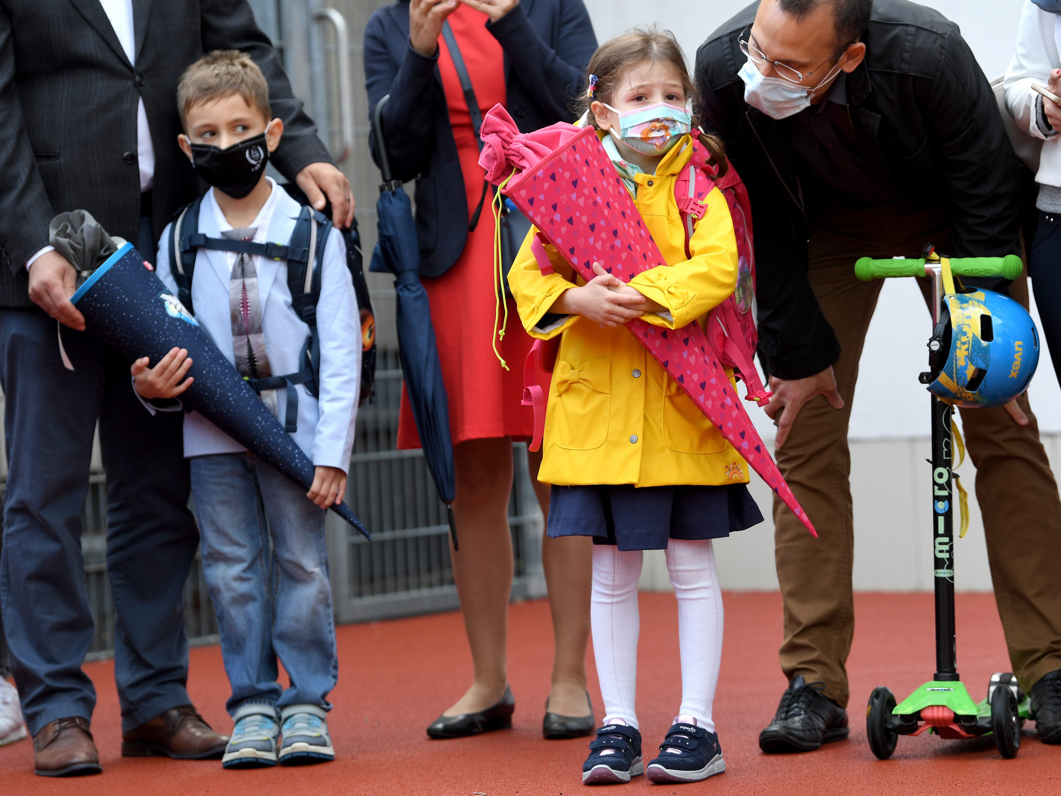 Für rund 38.000 Kinder ist heute der allererste Schultag. Für rund 38.000 Kinder ist heute der allererste Schultag.