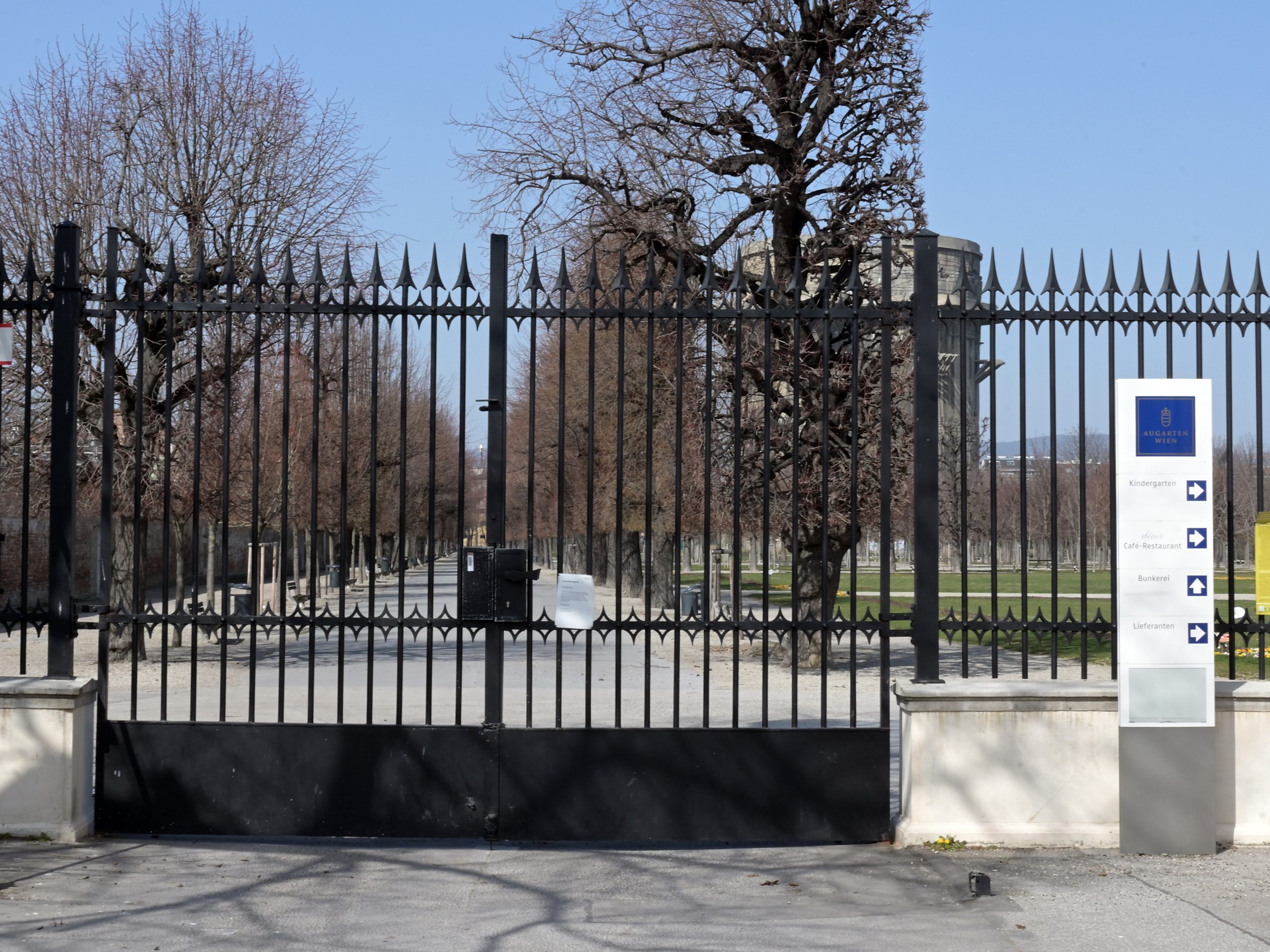Bezirksvorsteher Alexander Nikolai hat mit Blick auf den Augarten und Baumfällungen Position bezogen. Bezirksvorsteher Alexander Nikolai hat mit Blick auf den Augarten und Baumfällungen Position bezogen.