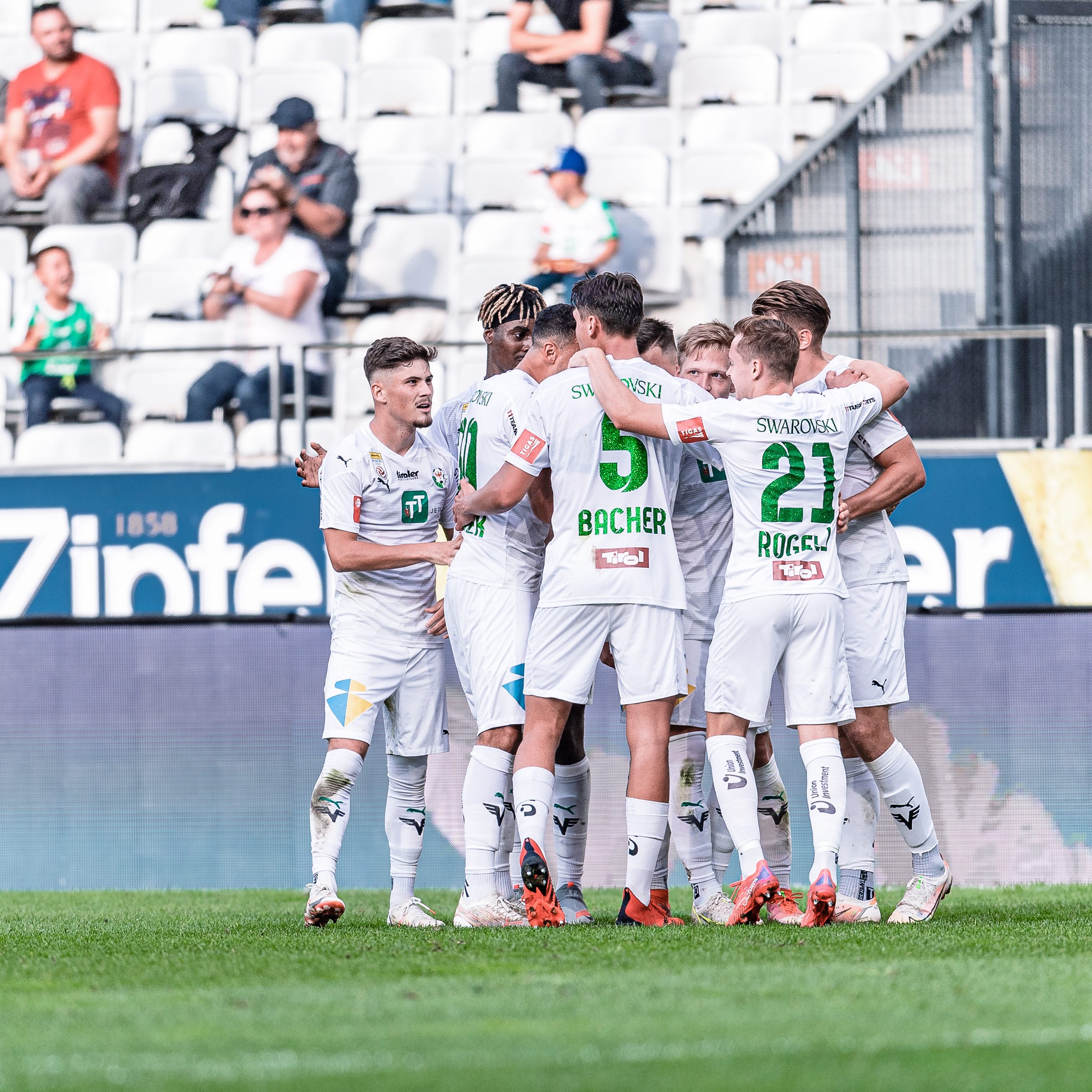 LIVE-Ticker zum Spiel WSG Tirol gegen SV Ried ab 17 Uhr.