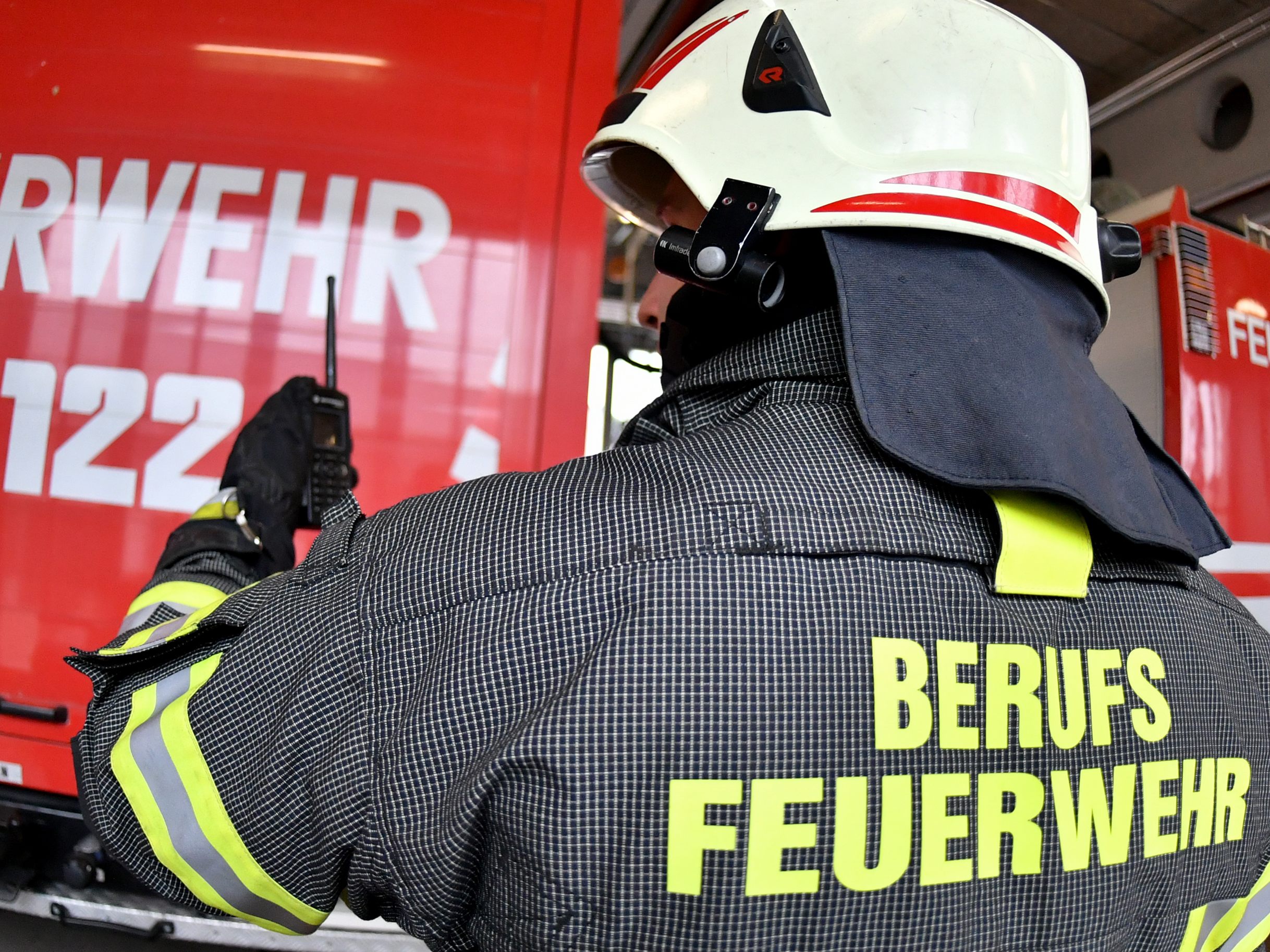 Die Wiener Berufsfeuerwehr rückte zu einem Wohnungsbrand in Wien-Floridsdorf aus.