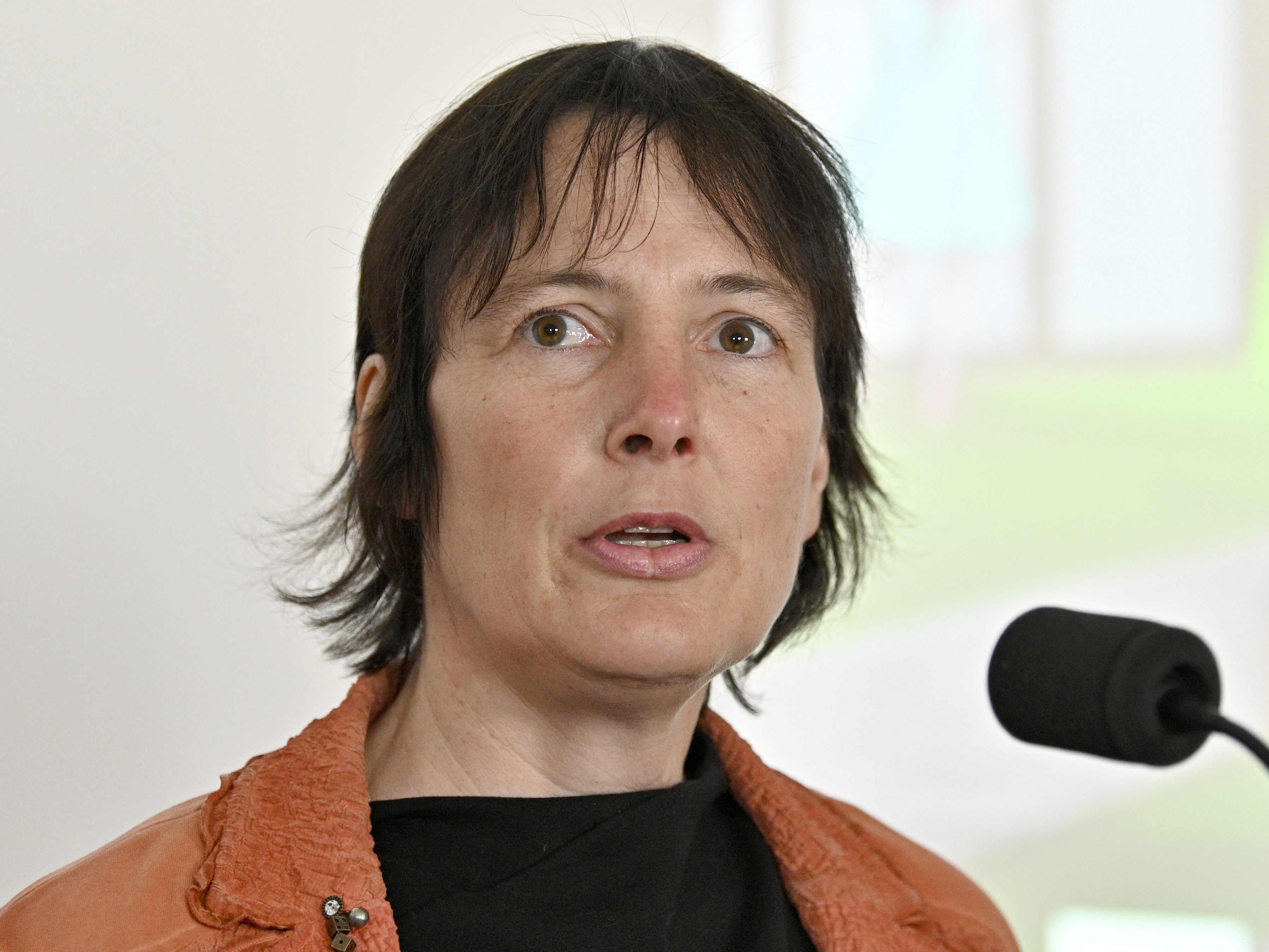 NHM-Direktorin Vohland macht auf den Bedarf finanzieller Hilfe aufmerksam. NHM-Direktorin Vohland macht auf den Bedarf finanzieller Hilfe aufmerksam.