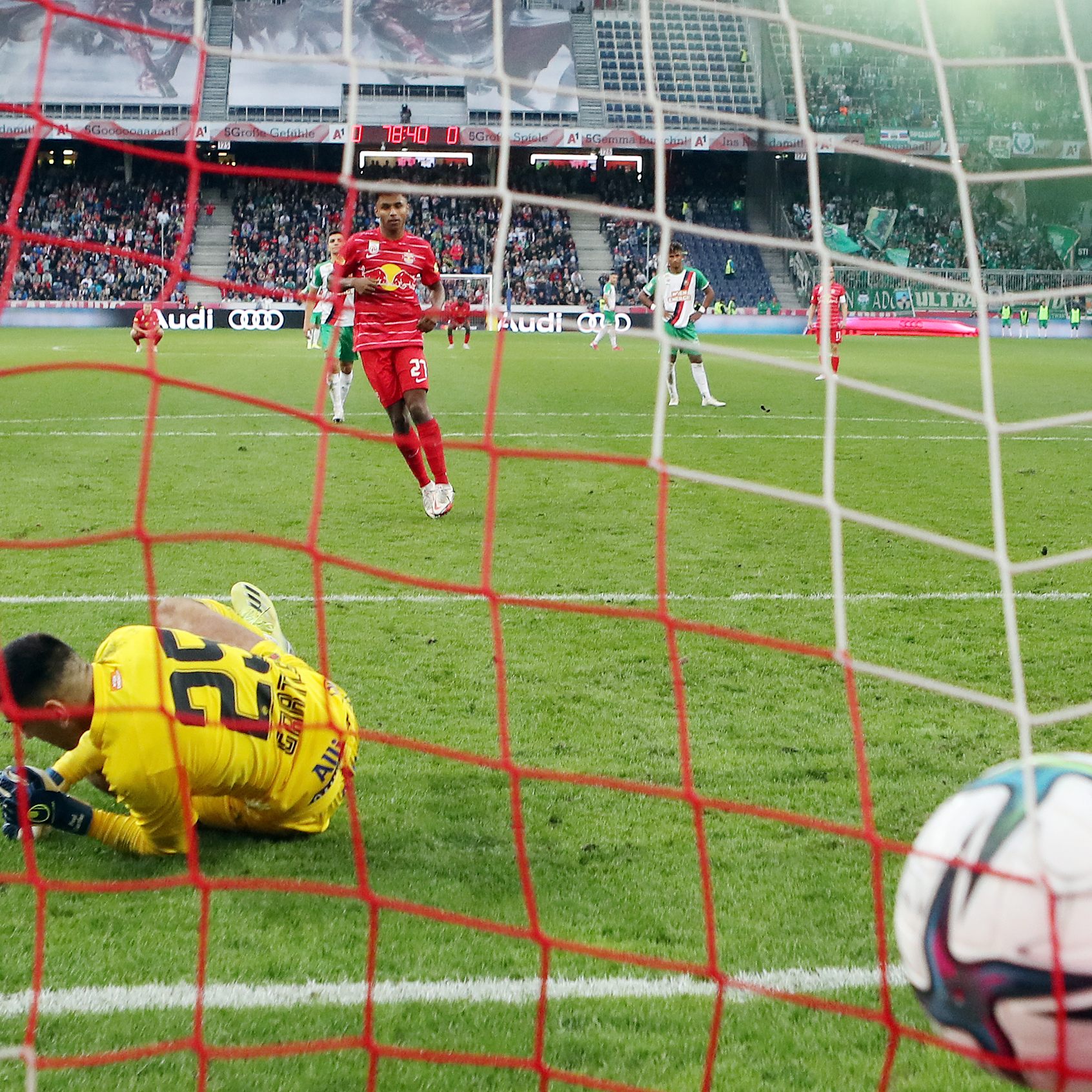 Rapid Wien konnte auswärts bei Red Bull Salzburg keinen Sieg feiern.