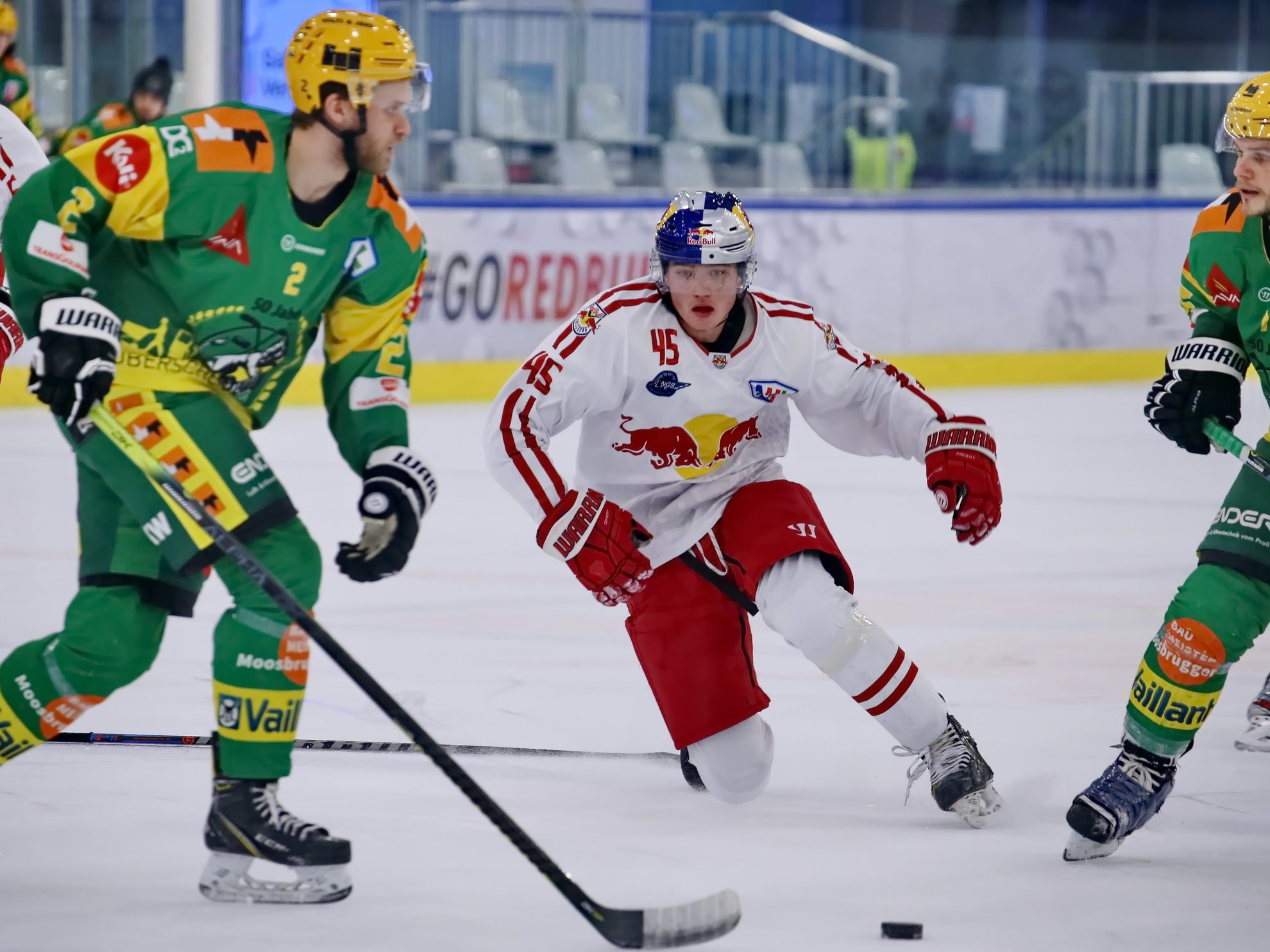 Lustenaus Verteidiger Stefan Hrdina will mit dem EHC auch in Salzburg punkten