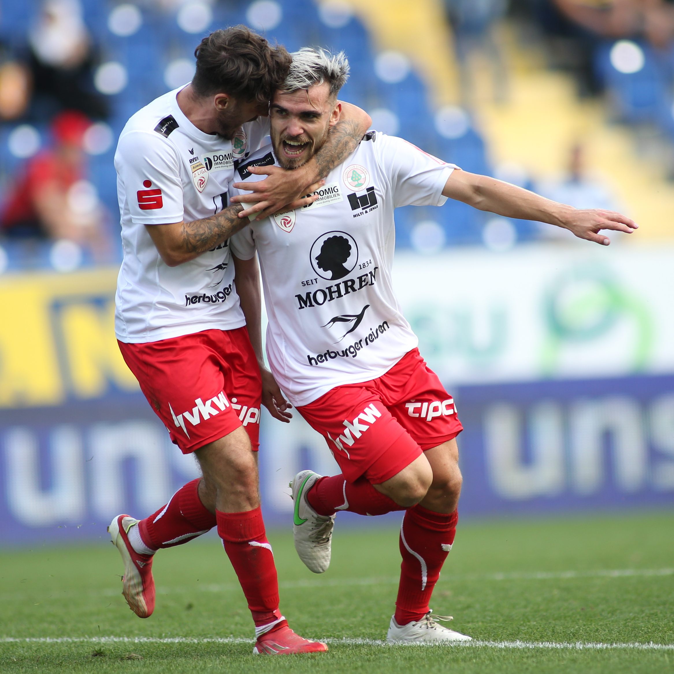 Gleich dreimal durften die Dornbirner heute jubeln.