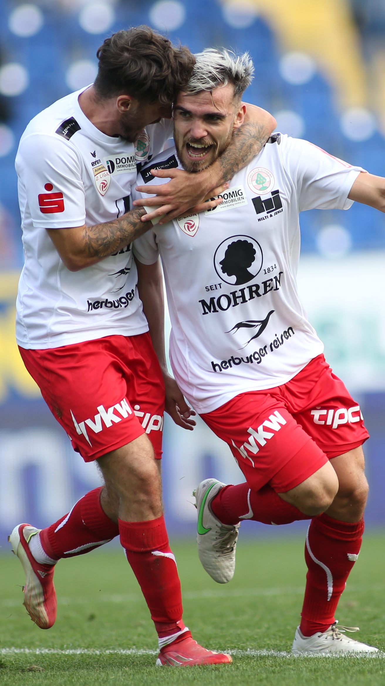 Gleich dreimal durften die Dornbirner heute jubeln.