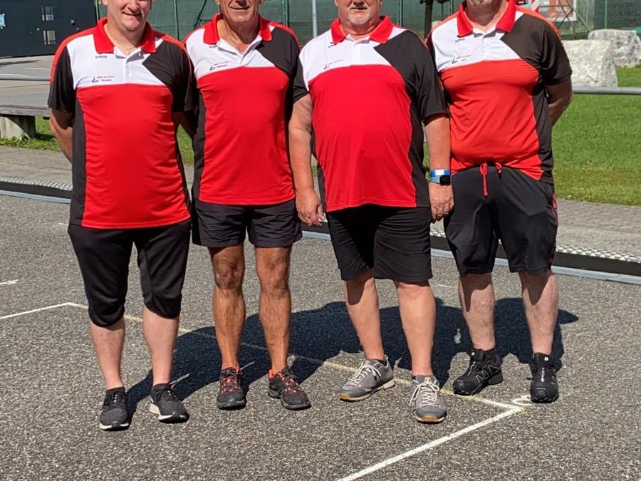 (Das Bludenzer Team: Jürgen Juriatti, Erich Matthä, Raimund Walch und Vinzenz Zech) (Das Bludenzer Team: Jürgen Juriatti, Erich Matthä, Raimund Walch und Vinzenz Zech)