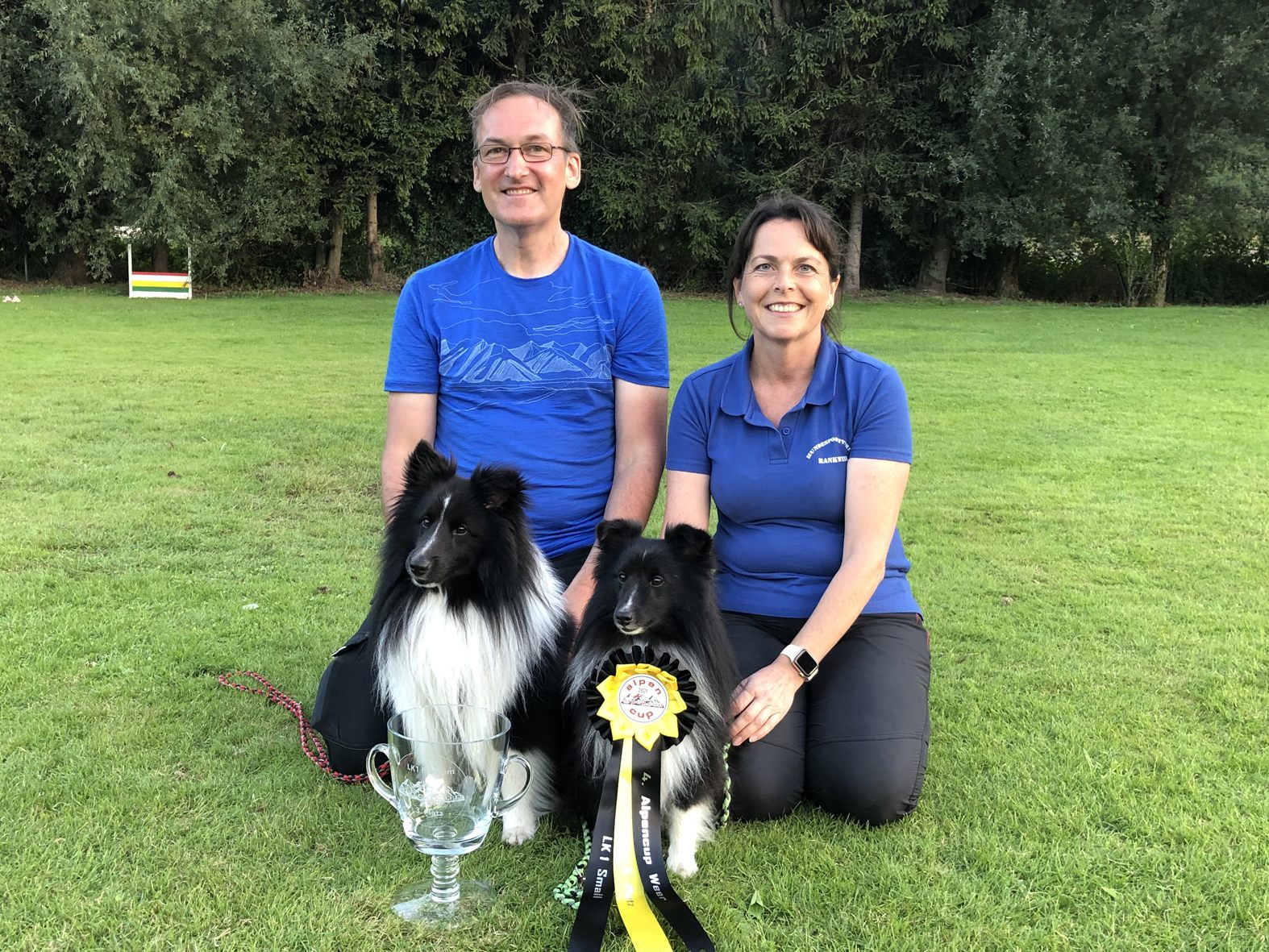 Belinda und Johannes Vogt mit ihren Fellnasen