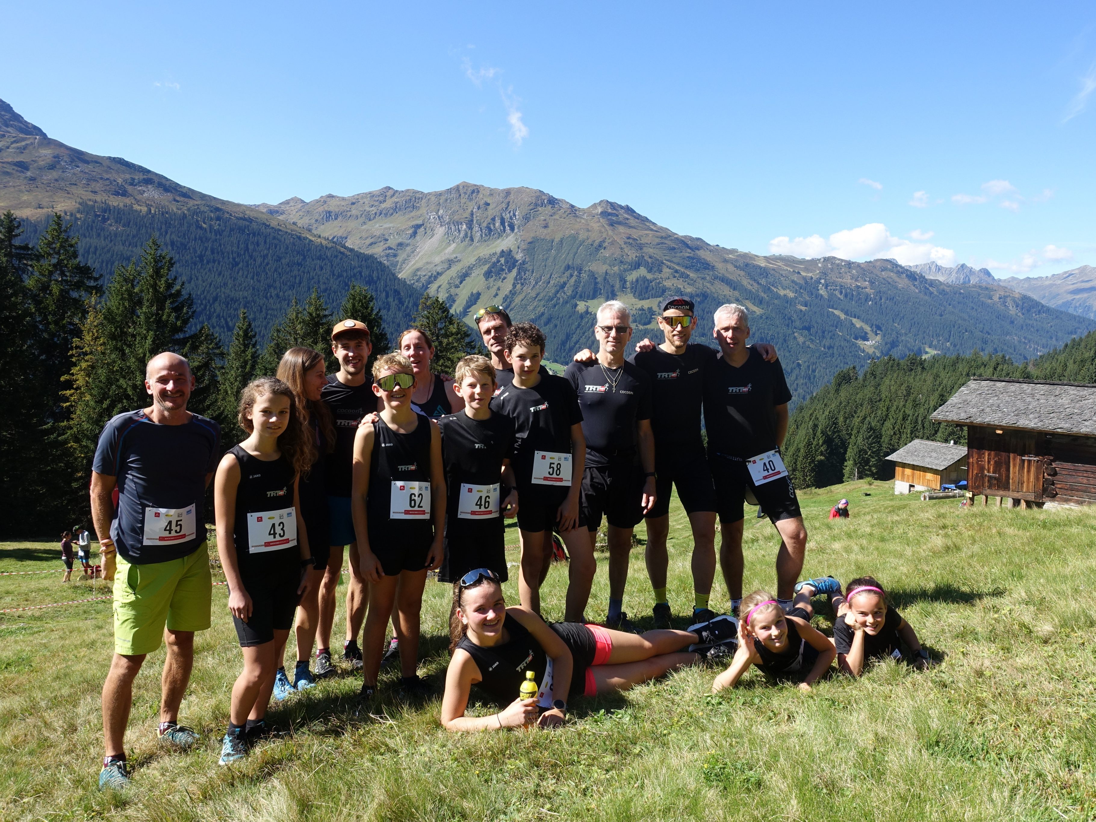 Das TRT Team beim Montafoner Berglauf in Partenen Das TRT Team beim Montafoner Berglauf in Partenen