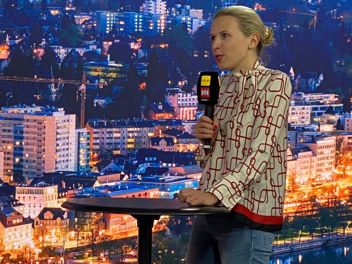 Nena Schink zu Gast bei "Vorarlberg LIVE". Nena Schink zu Gast bei "Vorarlberg LIVE".