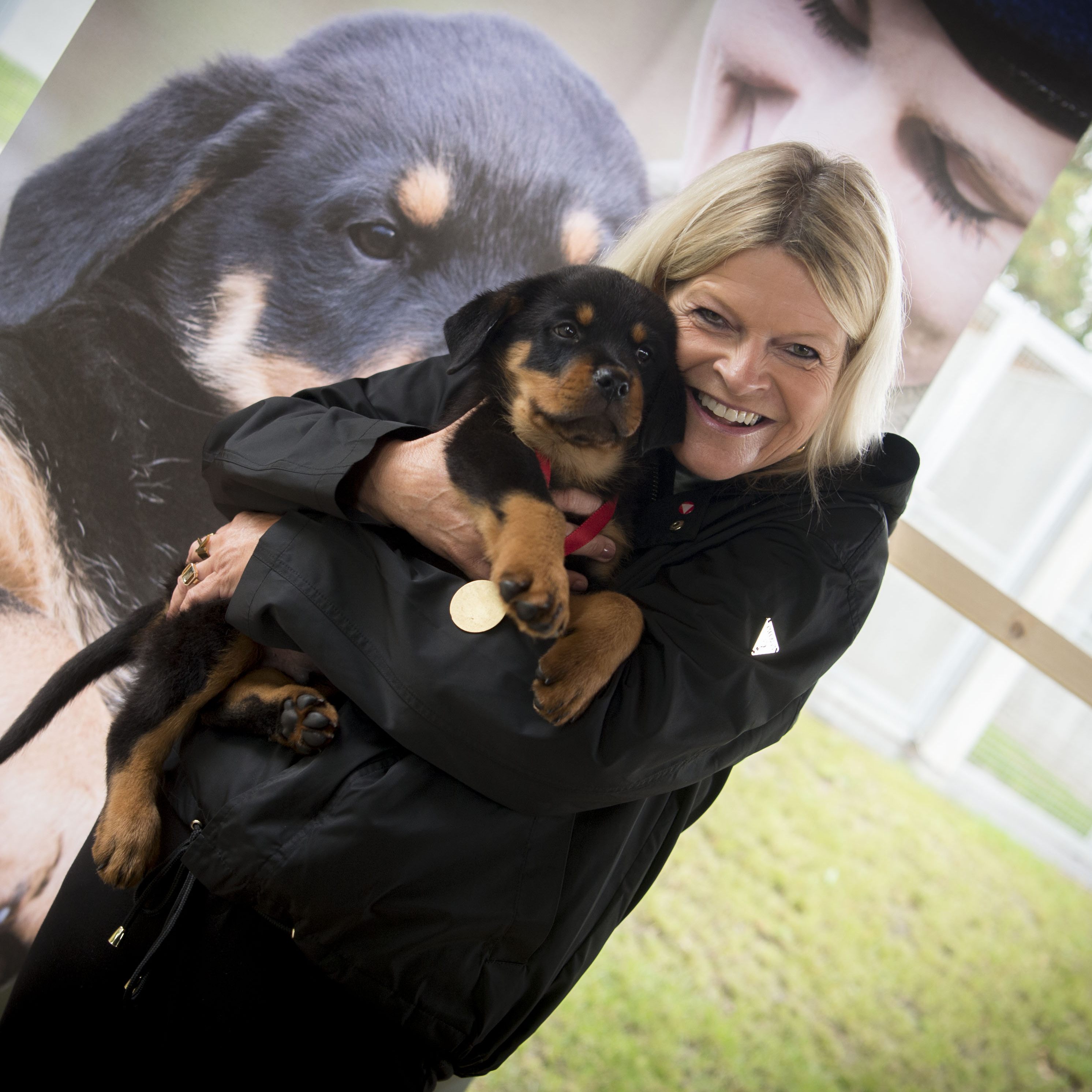 Es handelte sich nicht um die erste Rottweiler-Patenschaft von Klaudia Tanner.