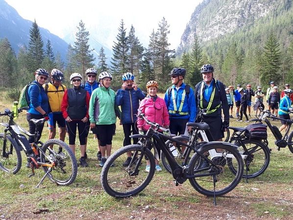 PVÖ-Radfahrer im schönen Südtirol