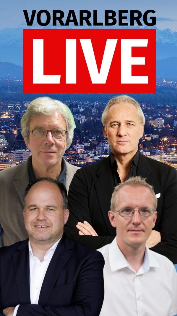 Albert Lingg, Martin Ohneberg und Johannes Huber sind bei "Vorarlberg LIVE" zu Gast