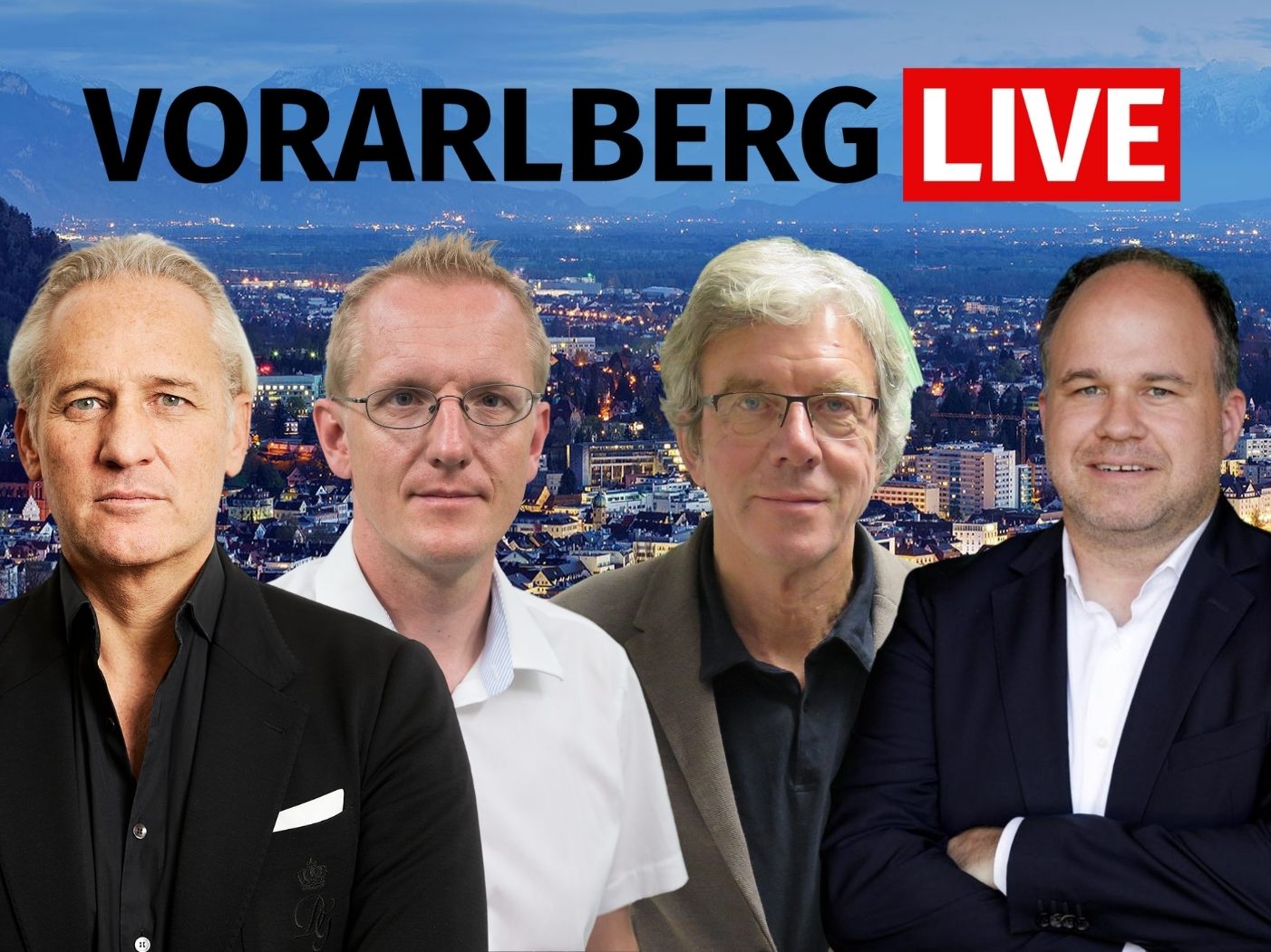 Albert Lingg, Martin Ohneberg und Johannes Huber sind bei "Vorarlberg LIVE" zu Gast