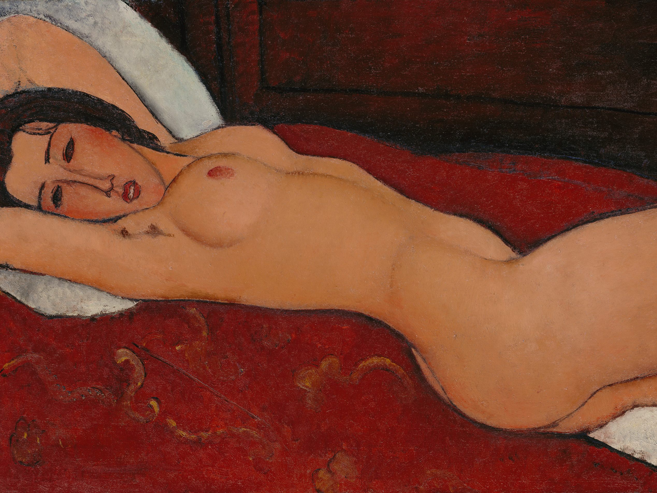 Modigliani ist für seinen Stil erst nach seinem Tod berühmt geworden.