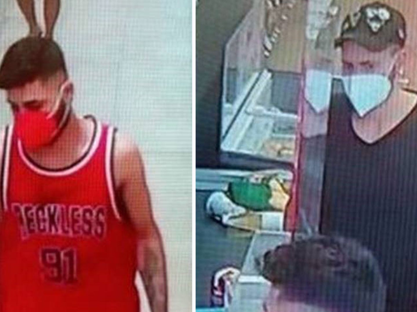 Die Polizei sucht nach diesen Männern.