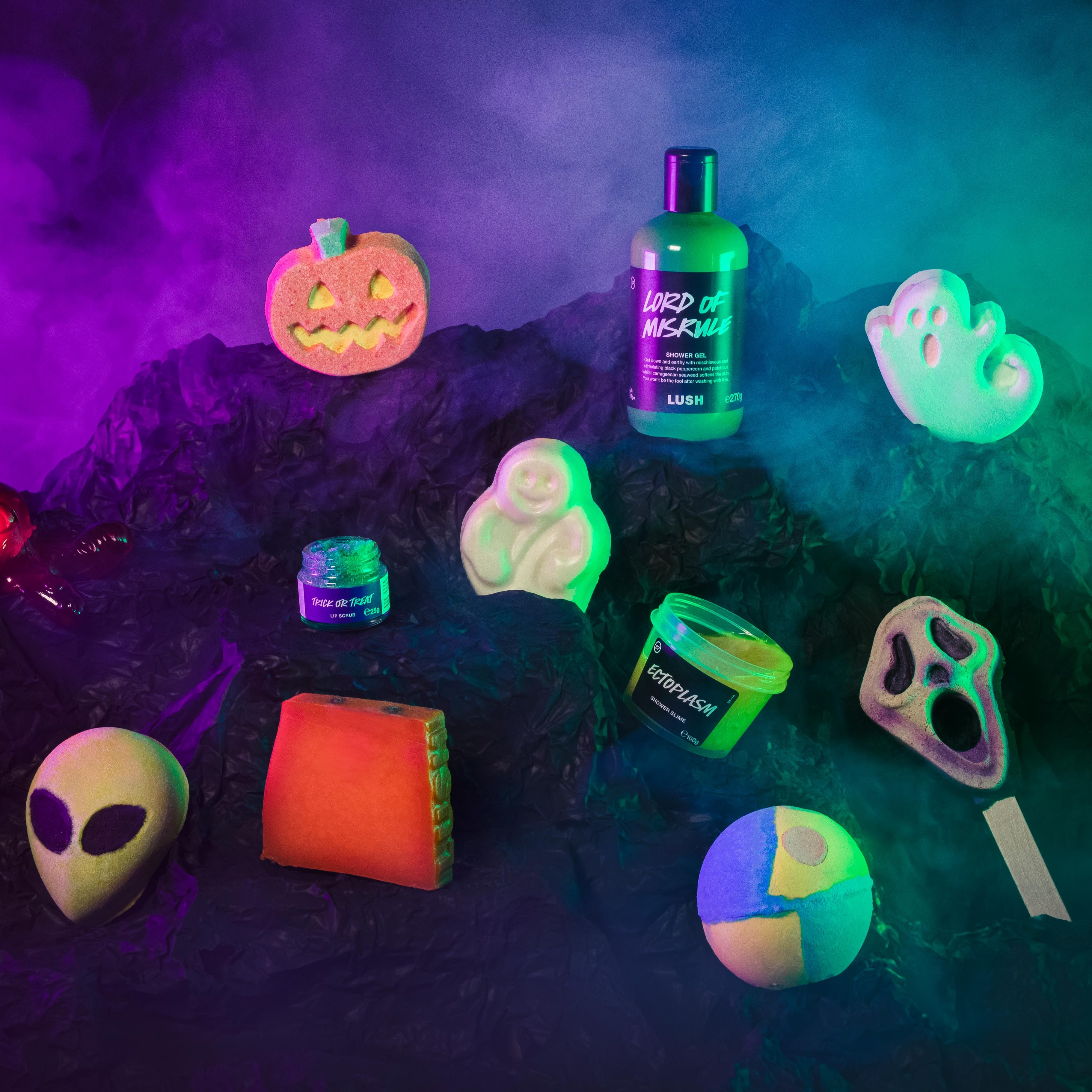 Groß ist die Vielfalt an Halloween-Freuden für alle, die das "spuktakulär" Besondere in Bad und Dusche suchen