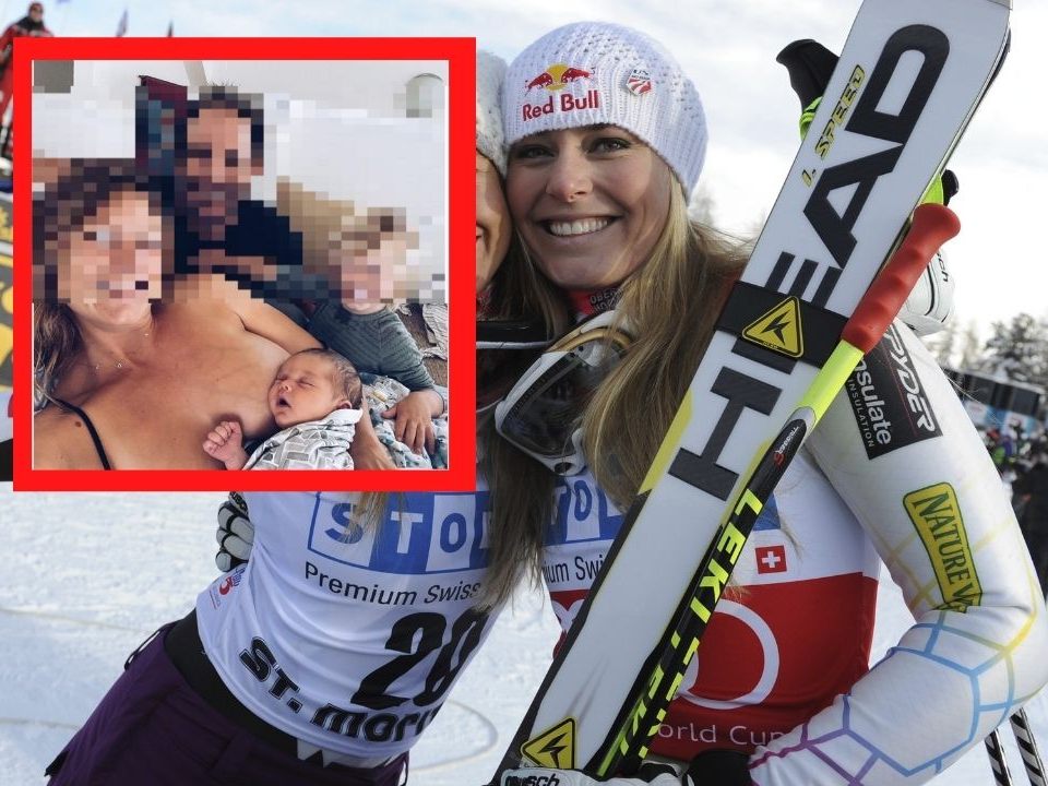 Julia Mancuso mit Lindsey Vonn.