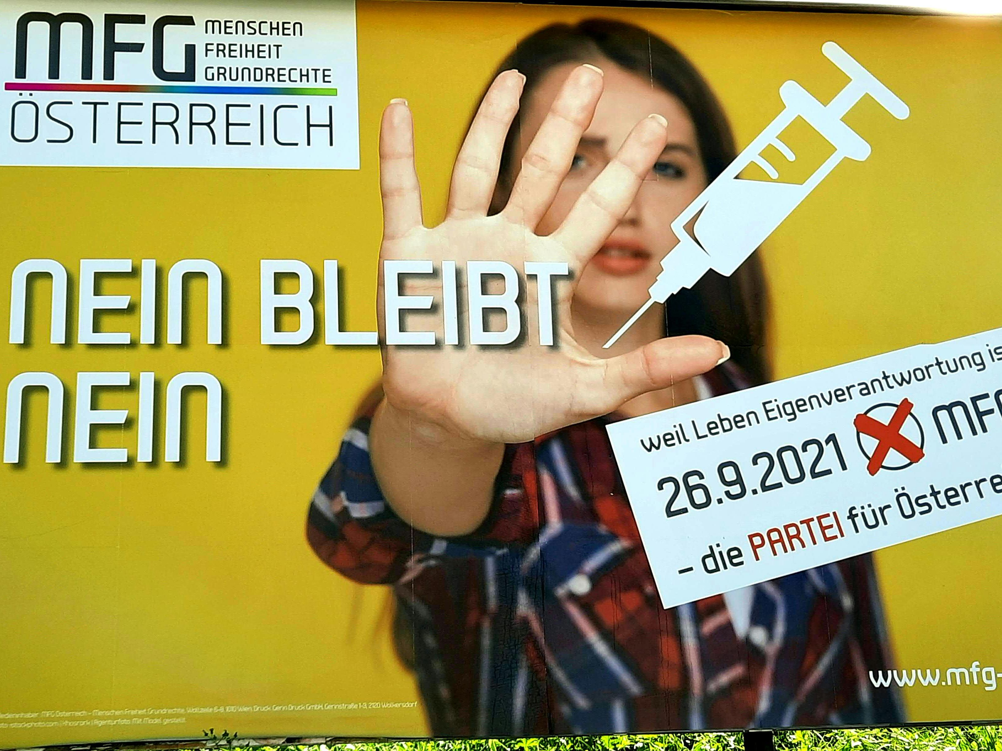 Die MFG polarisiert mit der Coronaimpfung. Die MFG polarisiert mit der Coronaimpfung.
