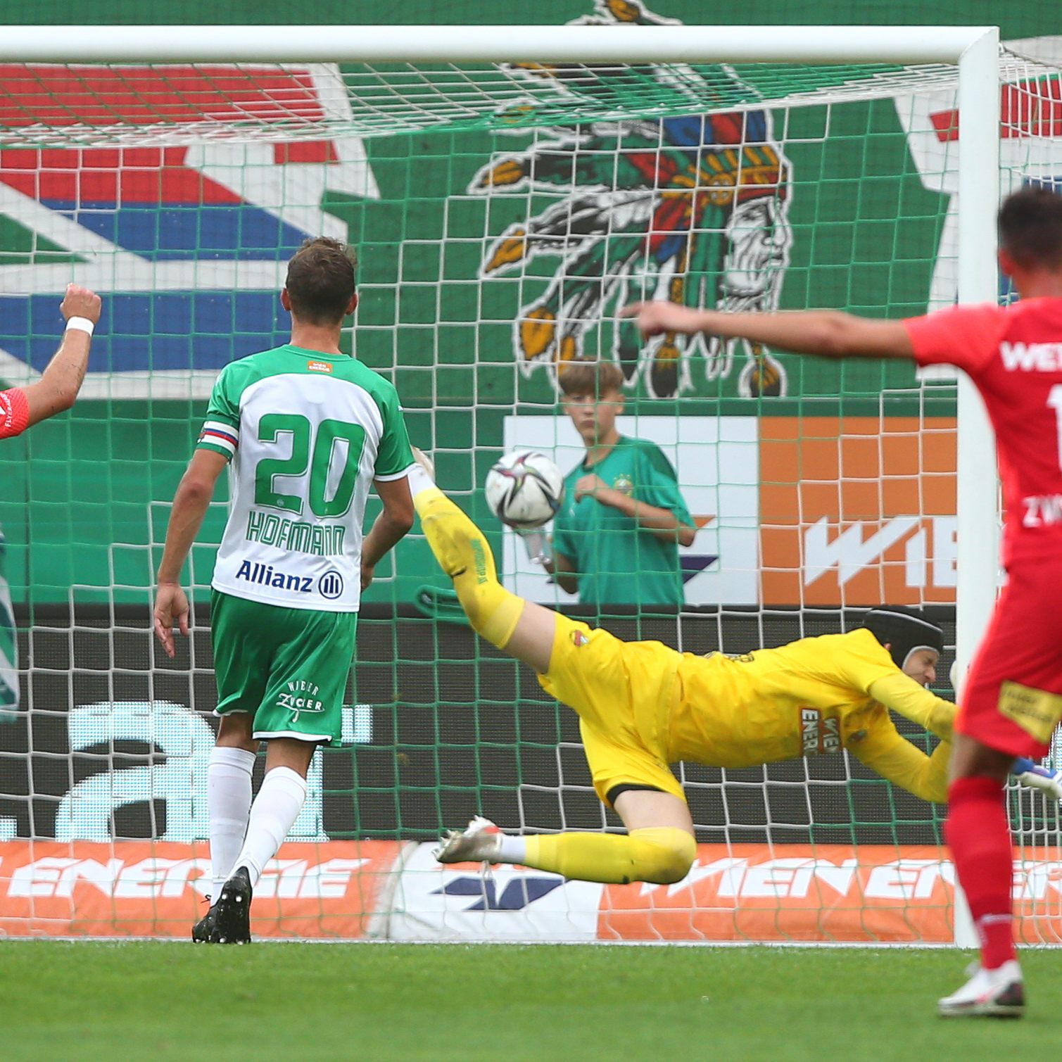 Rapid ging in Führung, verlor gegen die Admira aber trotzdem.