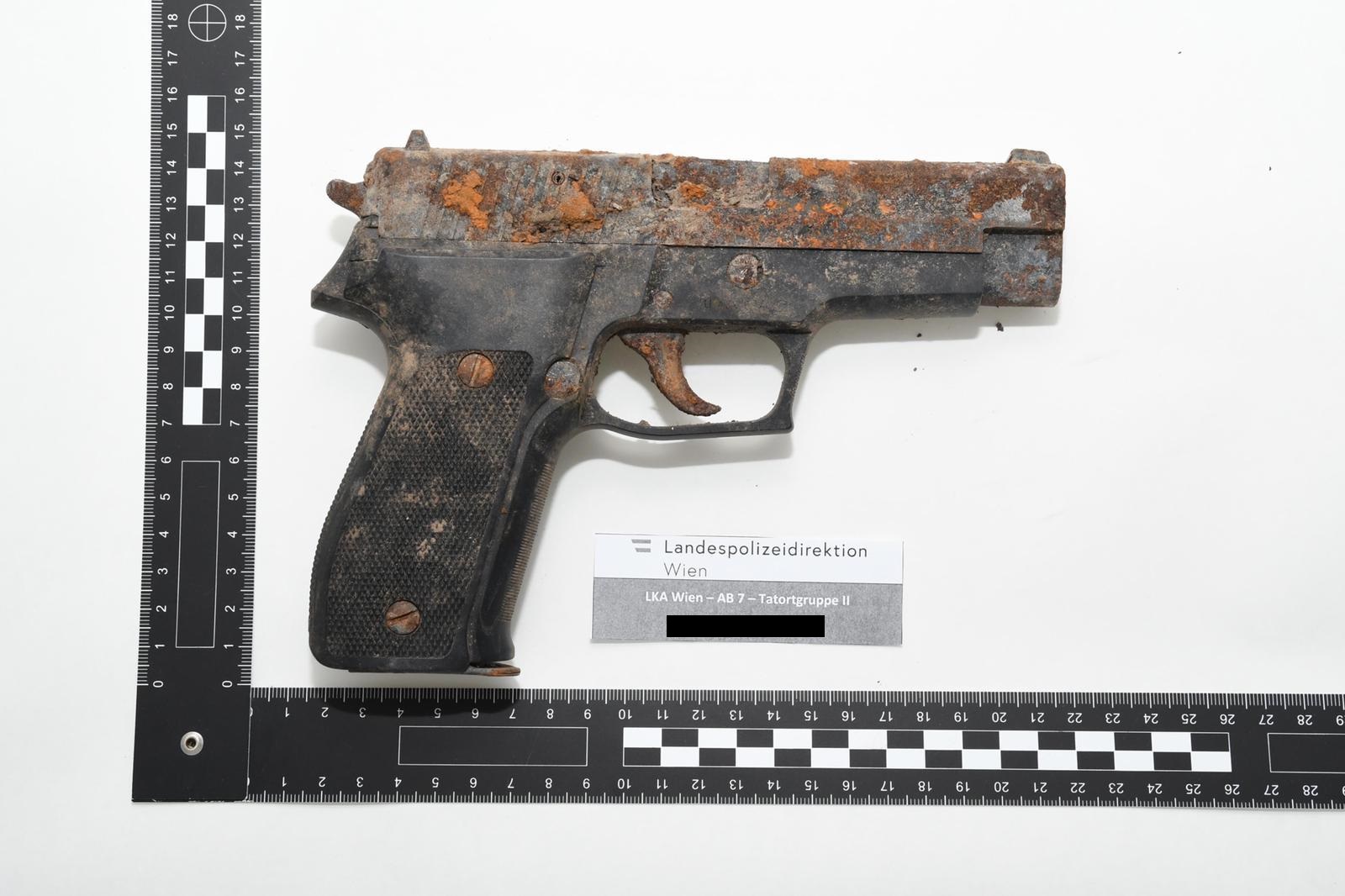 Seine Waffe vergrub der Kroate nach der Tat.