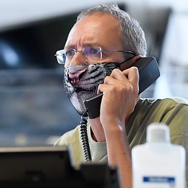 Maske oder keine Maske - das ist hier die Frage