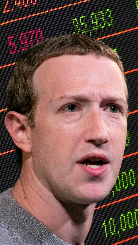 Facebook-Aktien verloren an der Börse an Wert.