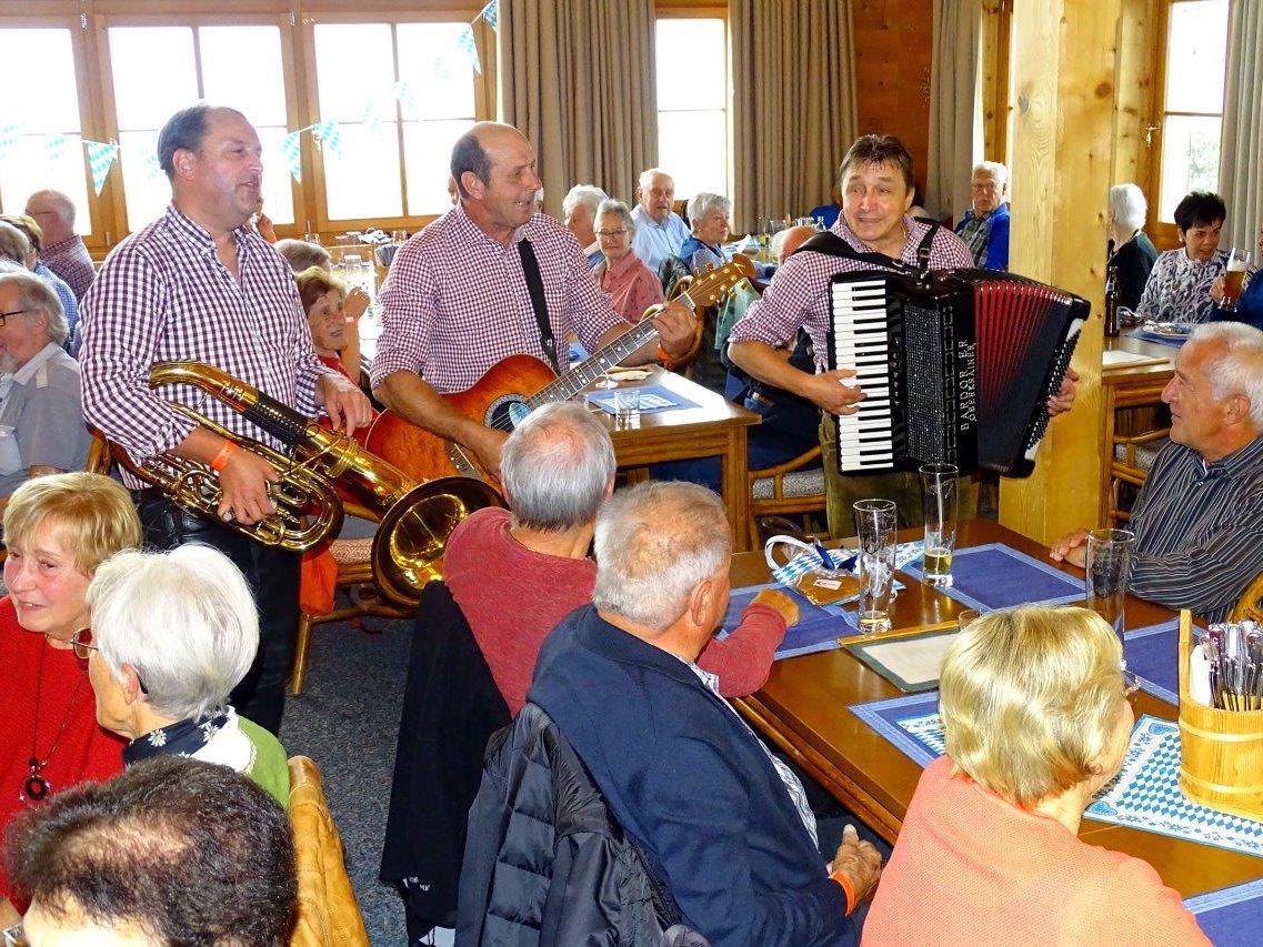 Die Alpenrammler sorgten für tolle Stimmung