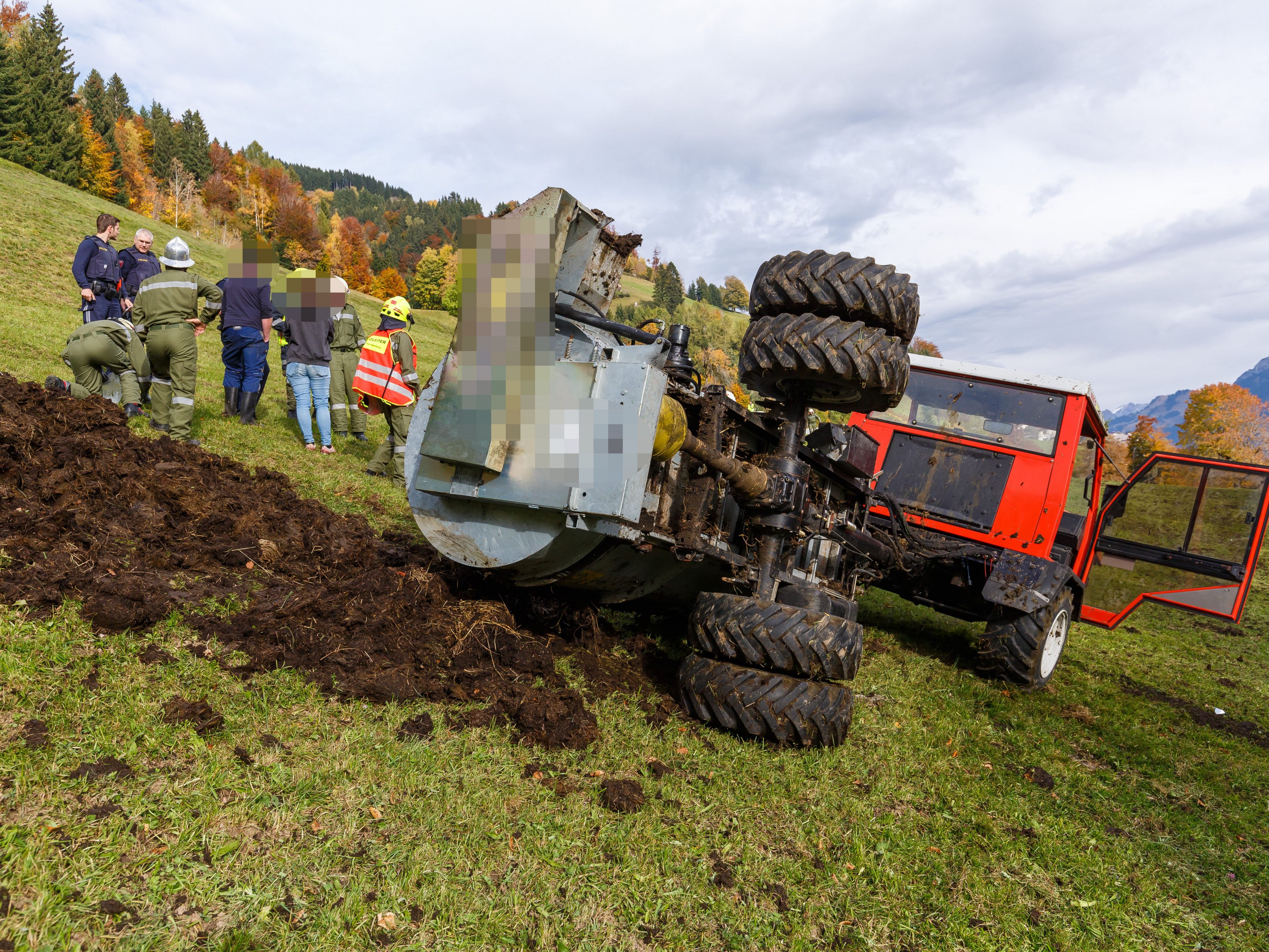 Am Montagnachmittag kam es zu einem Unfall in Thüringerberg.