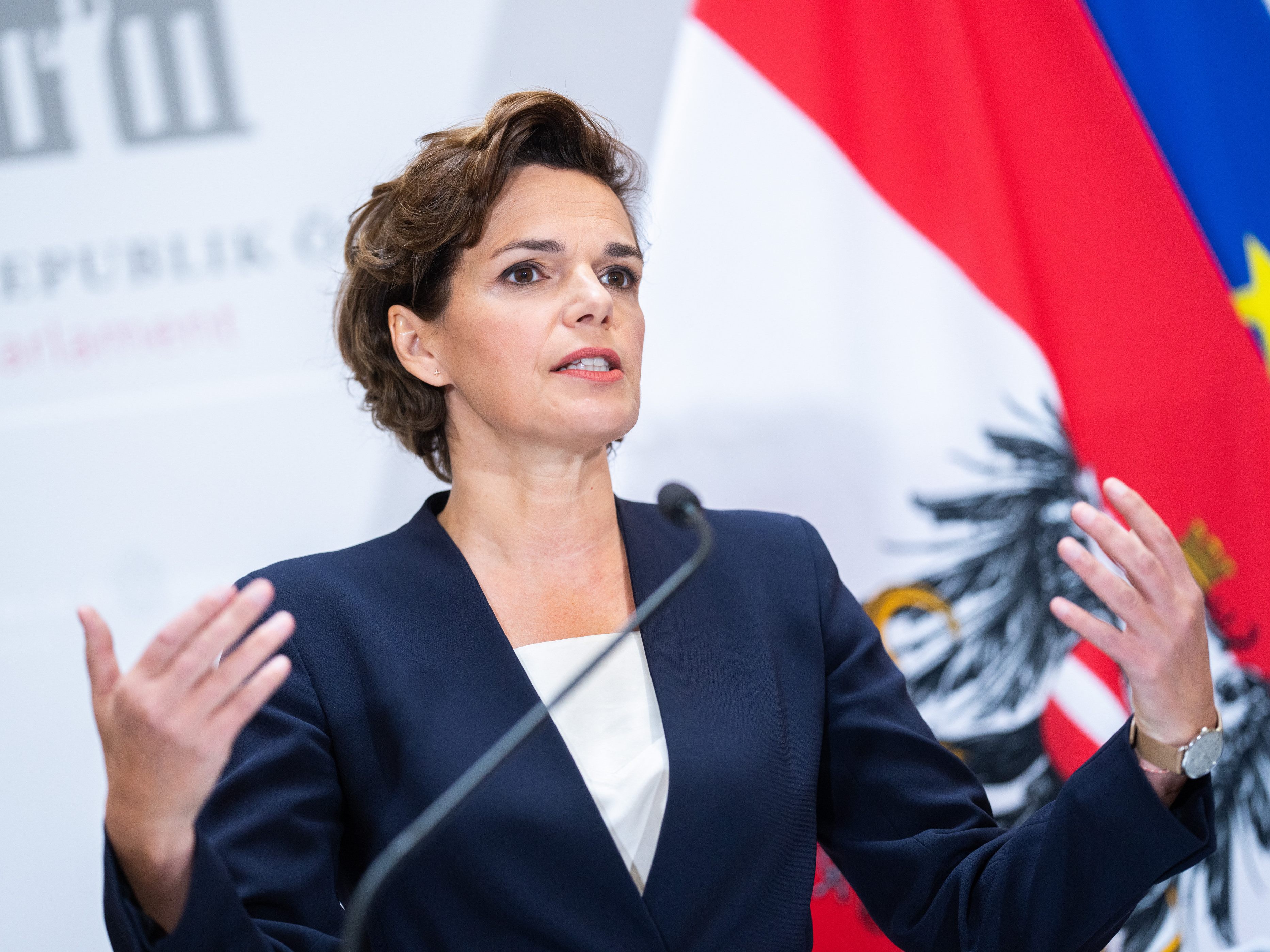 Gemeinsam mit anderen Ärzten präsentierte SPÖ-Chefin Pamela Rendi-Wagner am Freitag die Aktion "80 Prozent". Damit sollen mehr Menschen zu einer Corona-Impfung bewegt werden. Gemeinsam mit anderen Ärzten präsentierte SPÖ-Chefin Pamela Rendi-Wagner am Freitag die Aktion "80 Prozent". Damit sollen mehr Menschen zu einer Corona-Impfung bewegt werden.