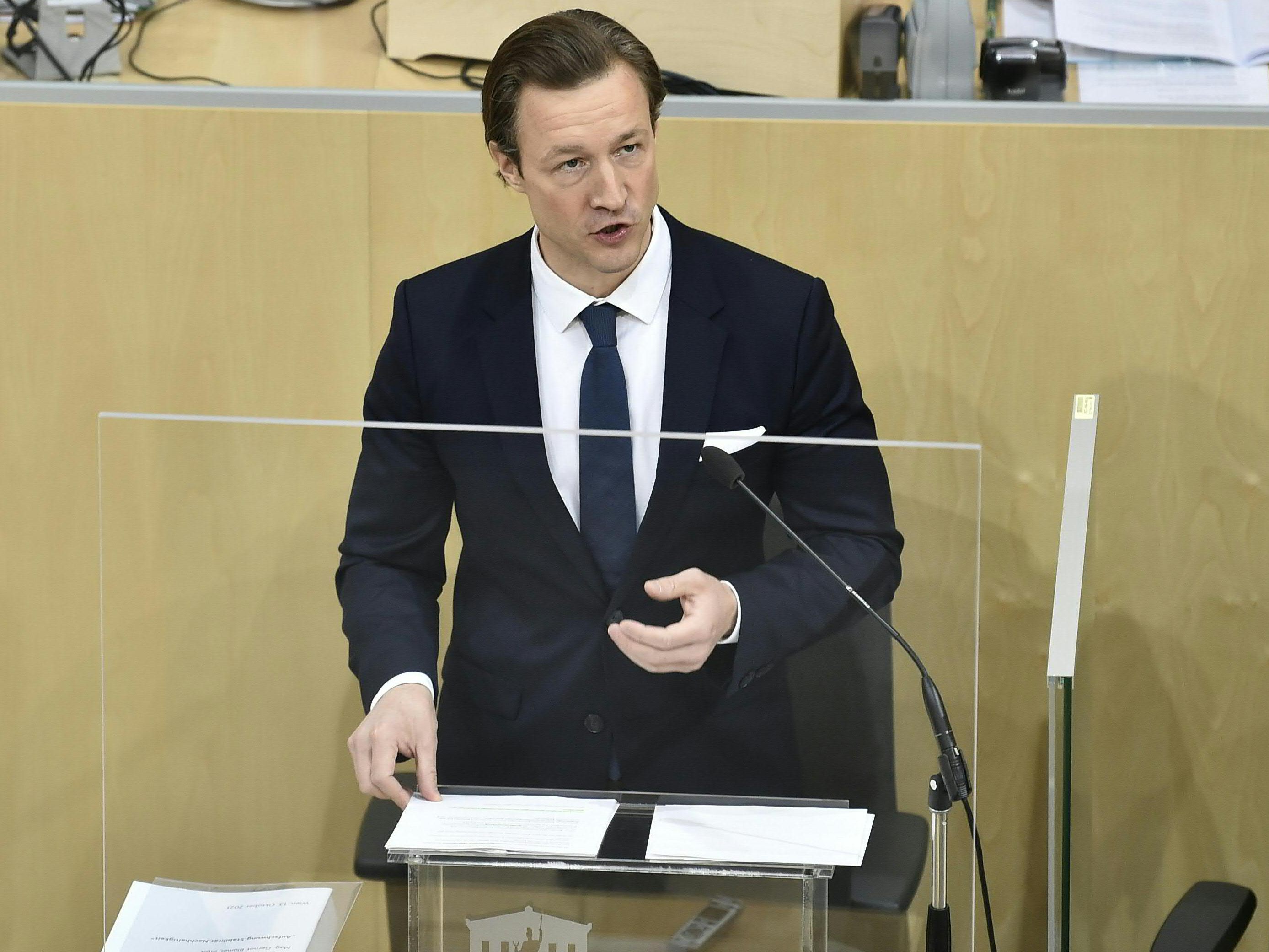 Finanzminister Gernot Blümel (ÖVP) bei der Budgetrede am Mittwoch. Finanzminister Gernot Blümel (ÖVP) bei der Budgetrede am Mittwoch.
