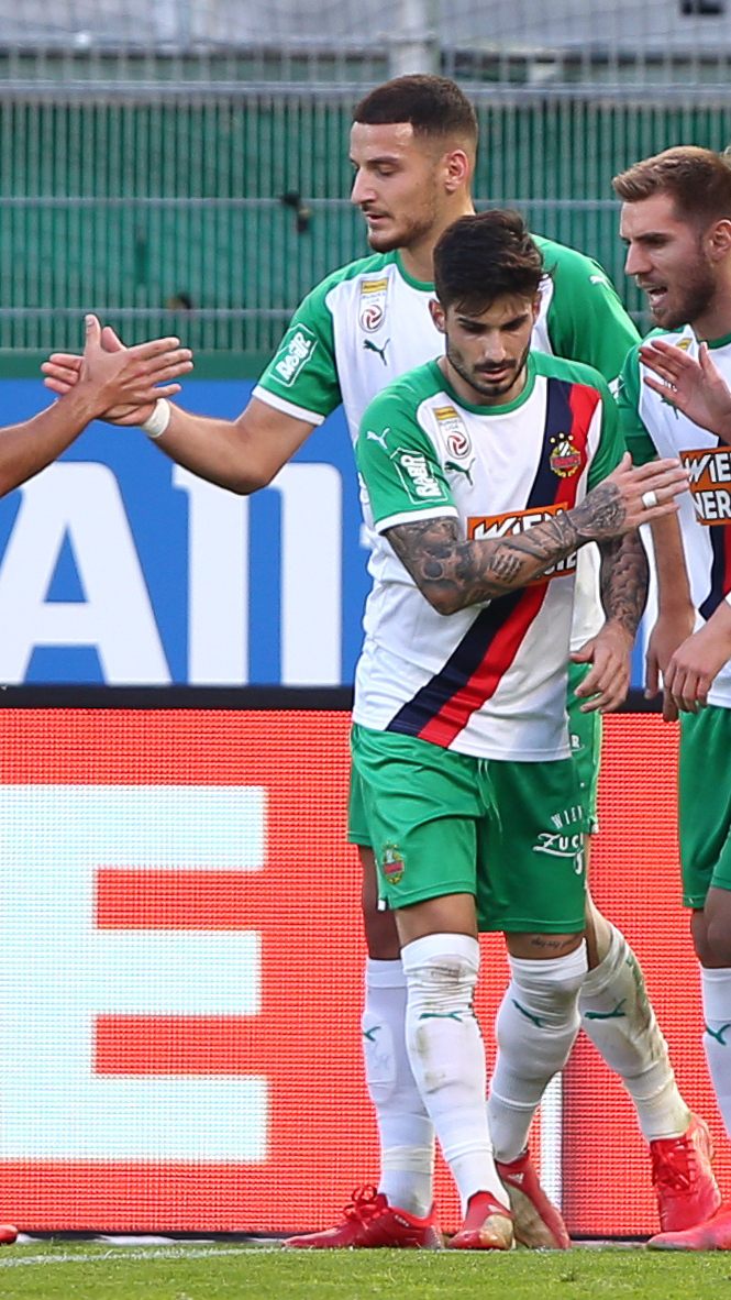 Rapid erzielte gegen die WSG Tirol nicht weniger als fünf Tore.