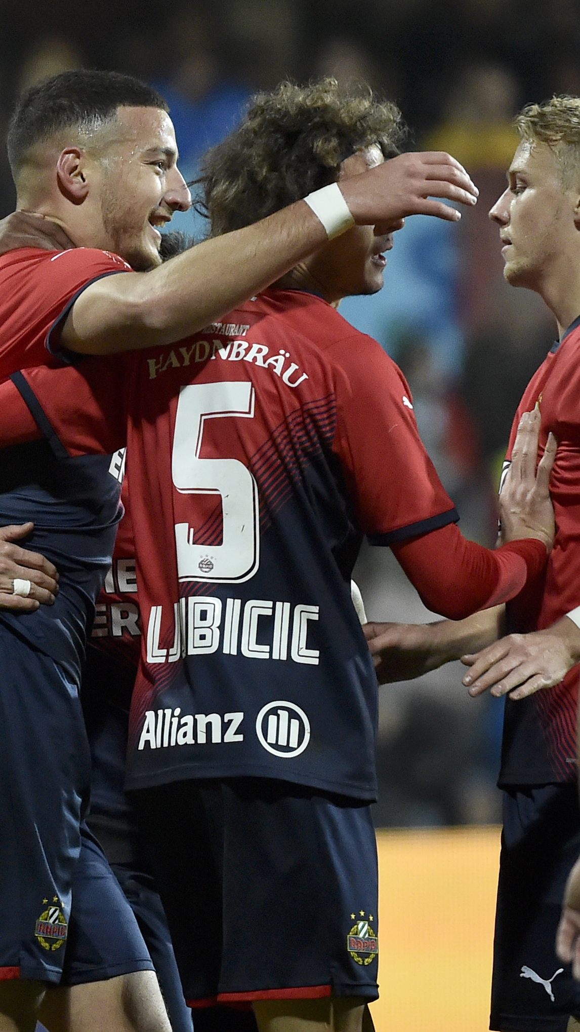 Rapid Wien siegte im ÖFB-Cup mit 3:0.