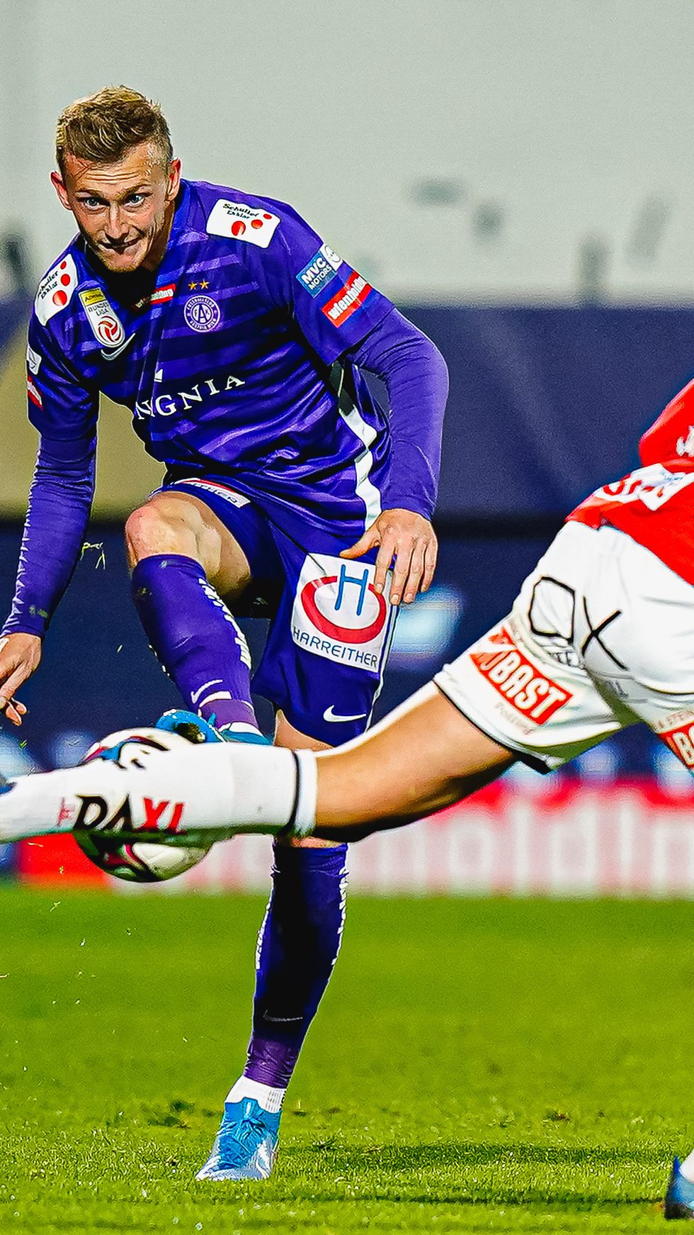 Die Fußball-Bundesliga-Partie zwischen Austria und Ried endete mit dem ersten Heimsieg der Wiener.