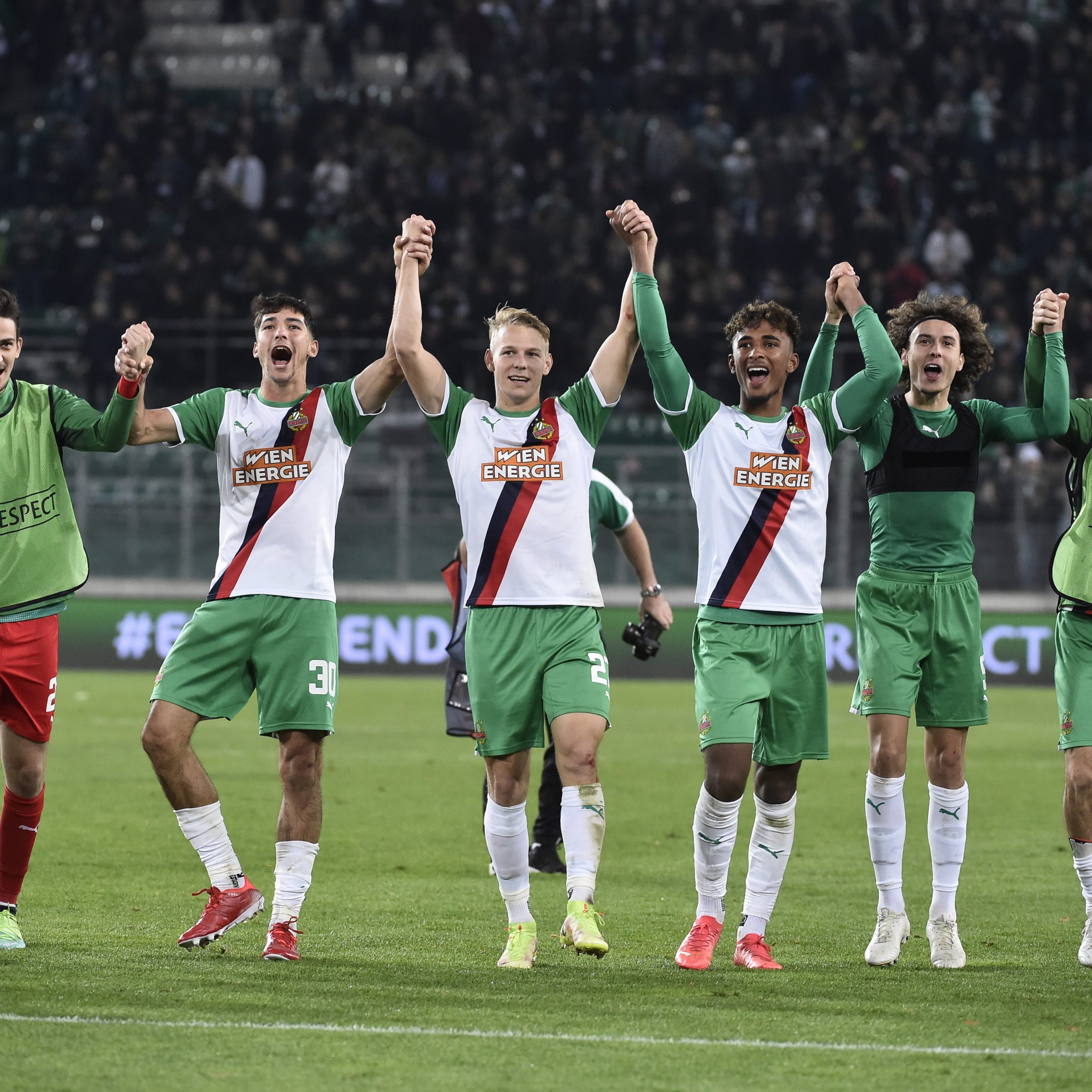 Rapid Wien ist heute gegen Amstetten im Cup gefordert.