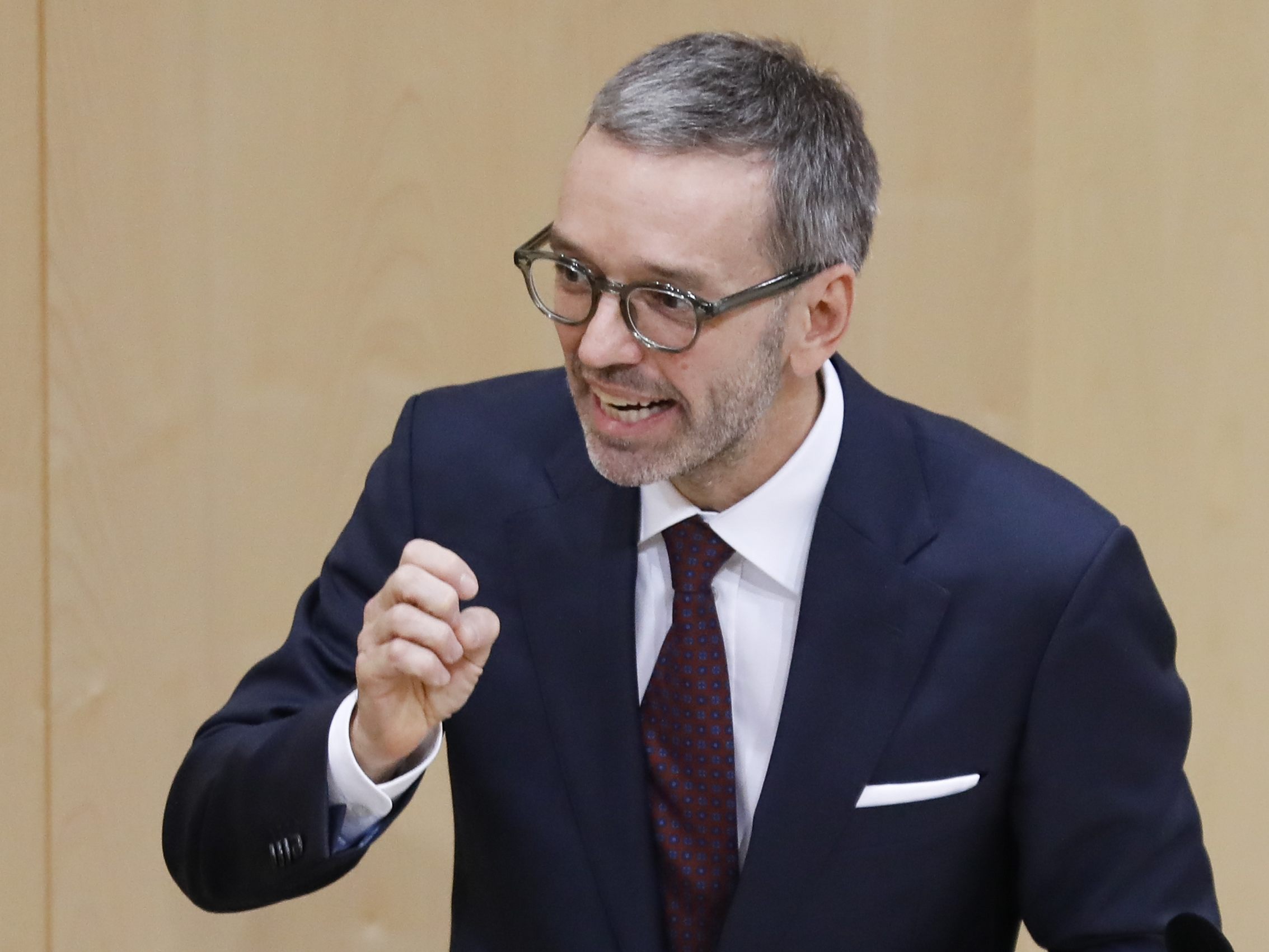 Herbert Kickl gibt heute eine Pressekonferenz.