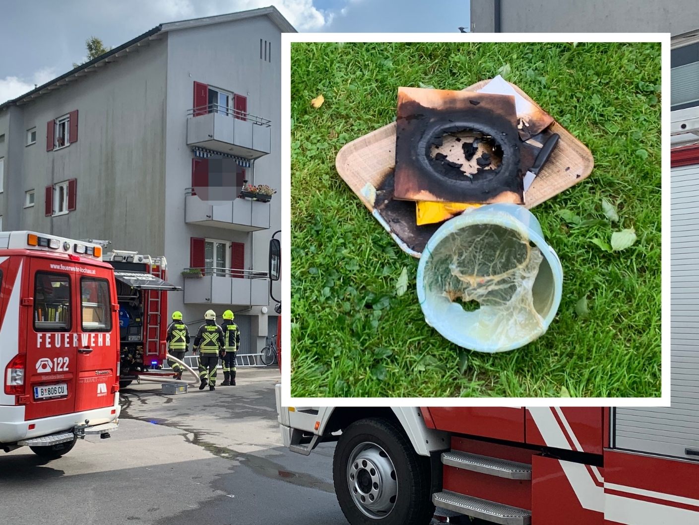 Am Mittwochvormittag wurde die Feuerwehr zu einem Brand nach Hörbranz gerufen.