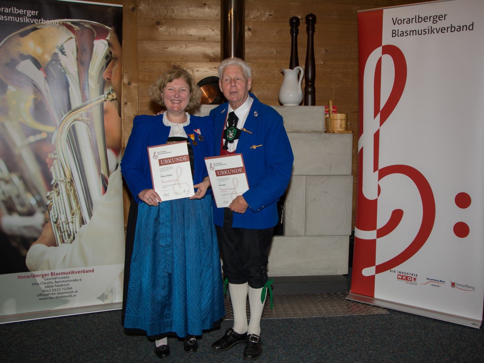 Jubilare Melanie Kegele und Alois Beck Jubilare Melanie Kegele und Alois Beck