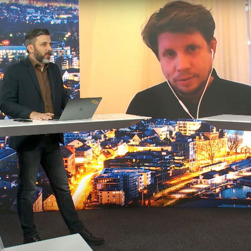 Klomplexitätsforscher Peter Klimek zu Gast bei "Vorarlberg LIVE".