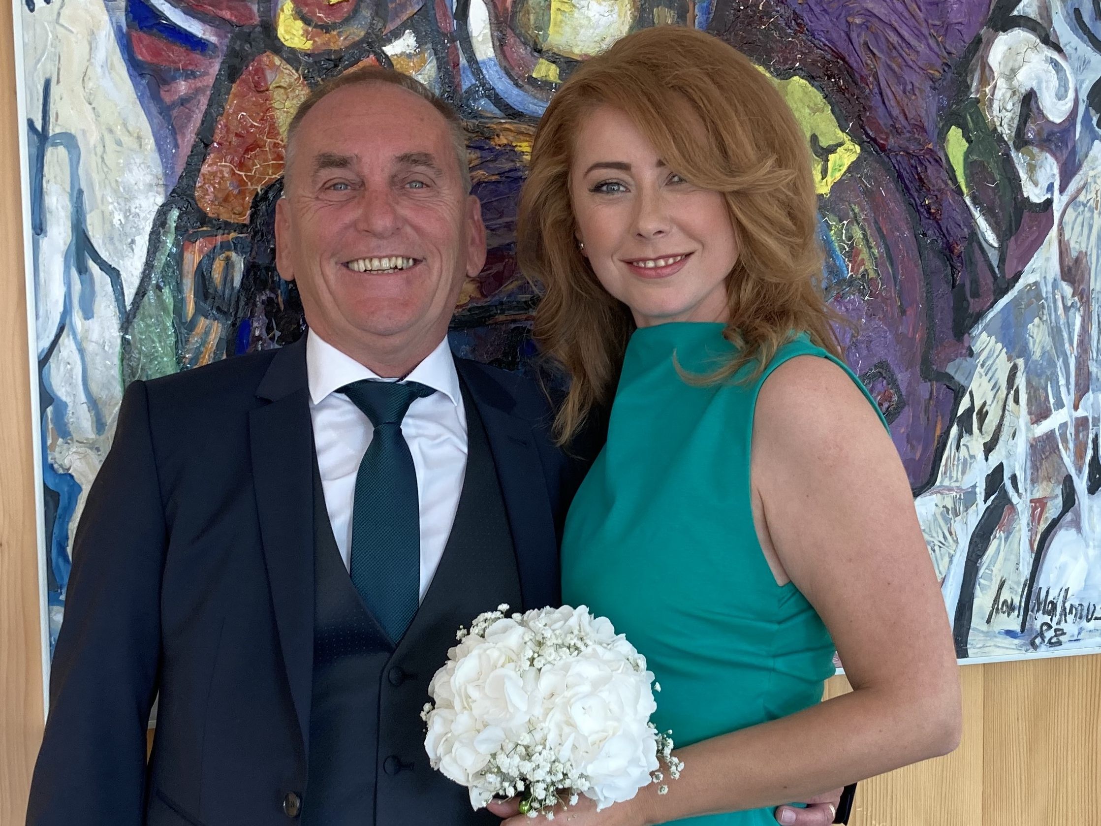 Glücklich sind Zuzana und Ralf im Hafen der Ehe gelandet. Glücklich sind Zuzana und Ralf im Hafen der Ehe gelandet.