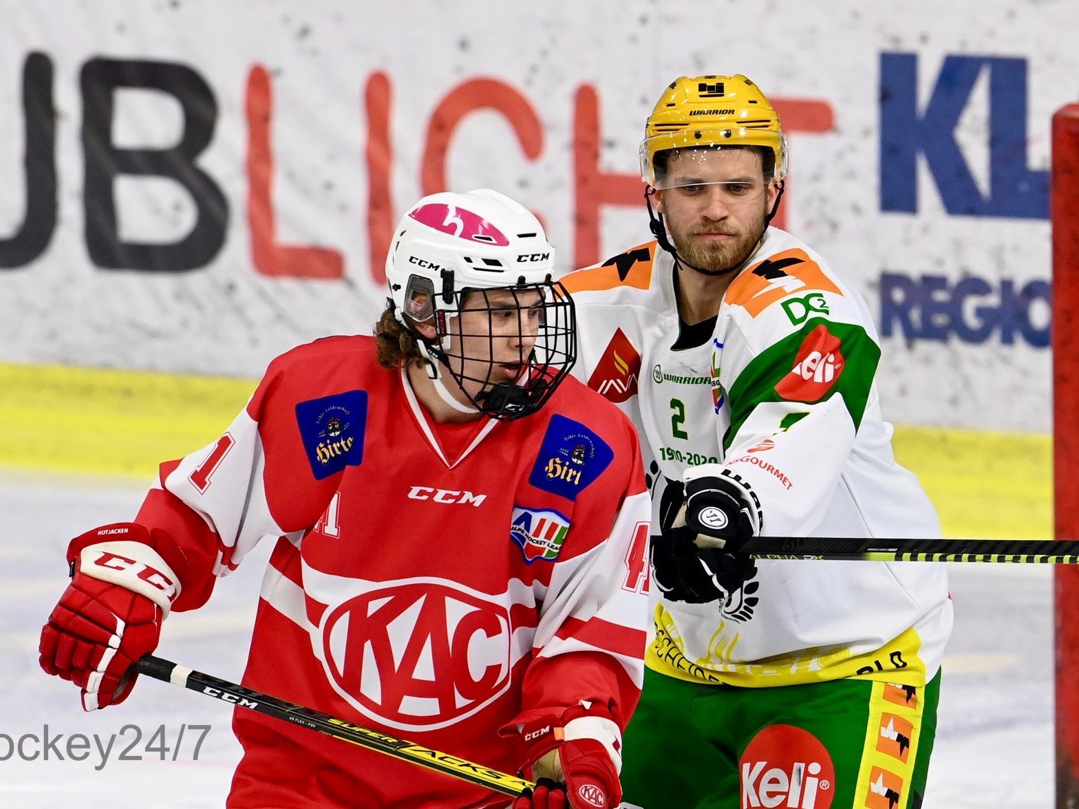 Stefan Hrdina zeigte in der Verteidigung eine solide Leistung und erzielte einen Treffer