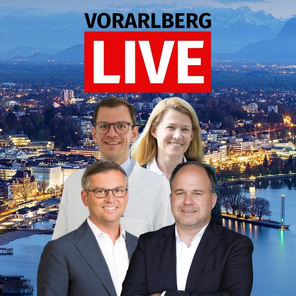 Magnus Brunner, Thomas Winder und Frauke Kühn zu Gast bei "Vorarlberg LIVE".