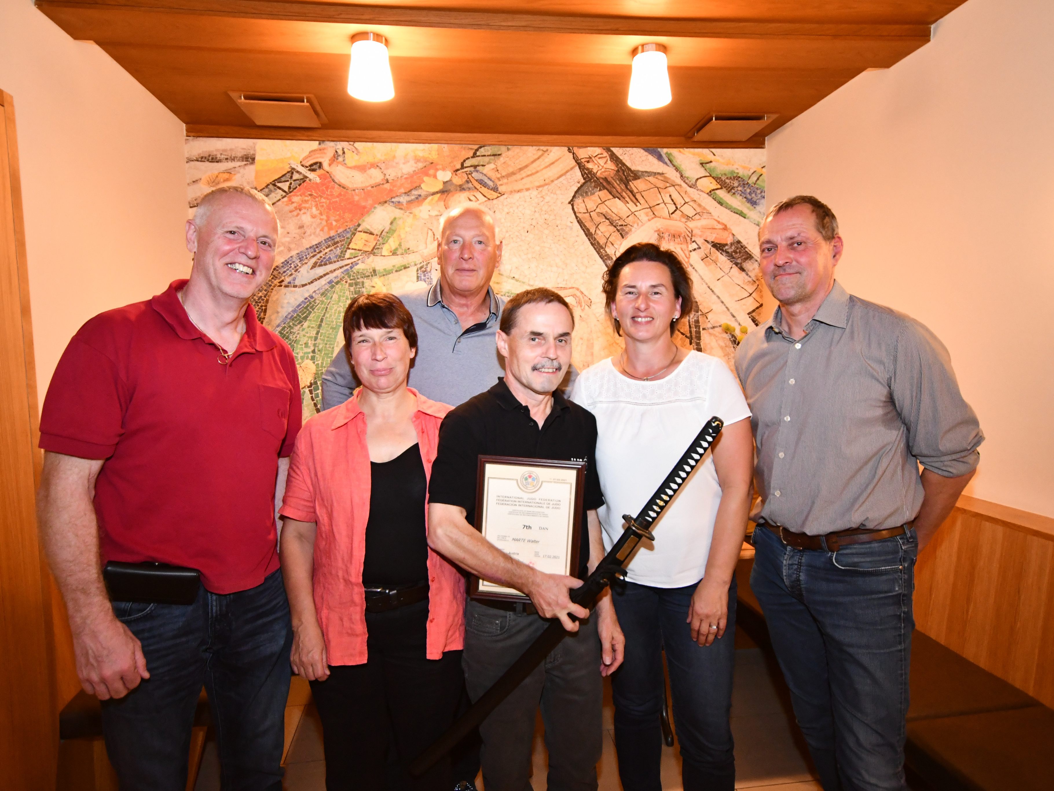 Walter Marte und Wegbegleiter