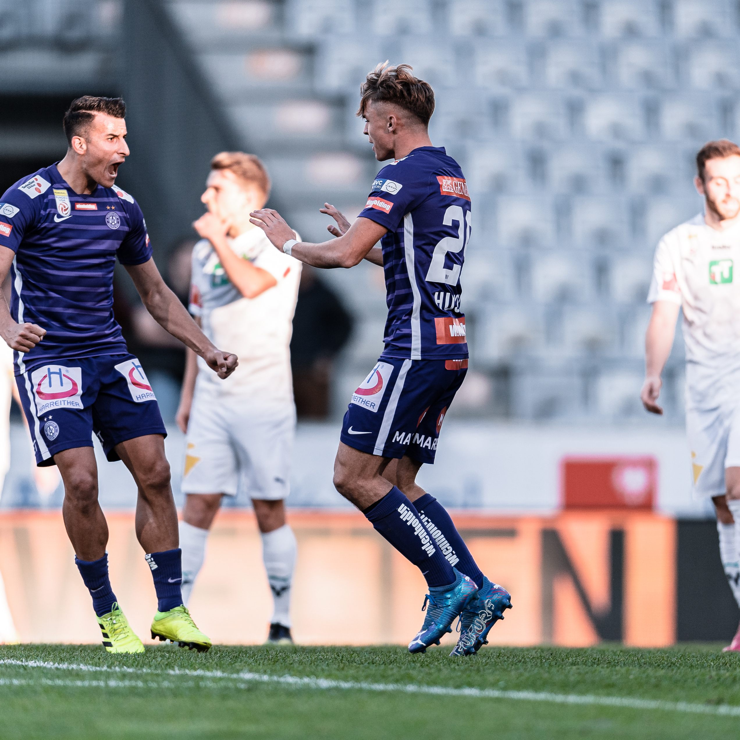 Die Wiener Austria nahm einen Punkt aus der Begegnung mit.