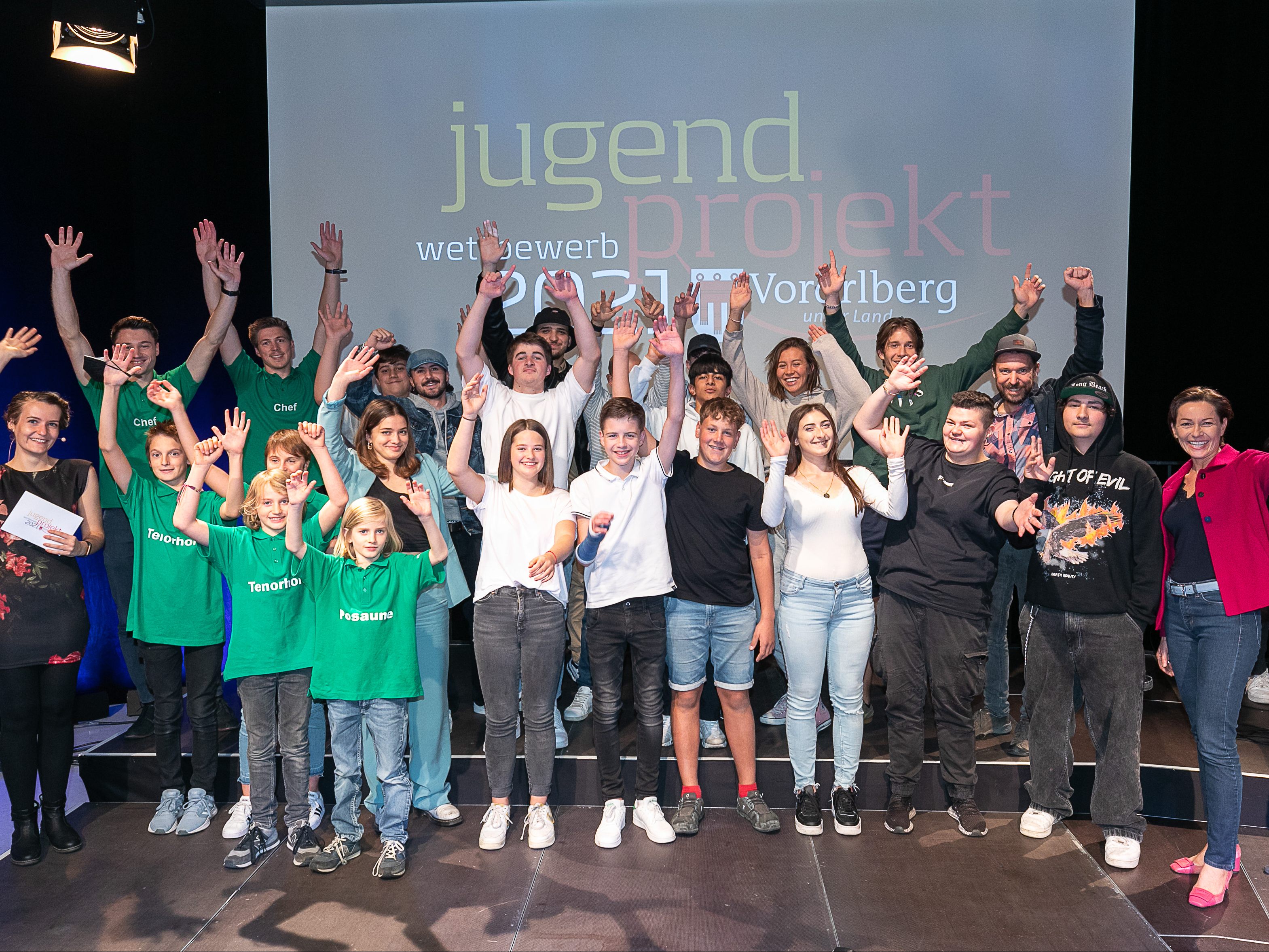 Großartige Finalshow der jugendlichen Teilnehmerinnen und Teilnehmer beim 27. Landes-Jugendprojektwettbewerb 2021.