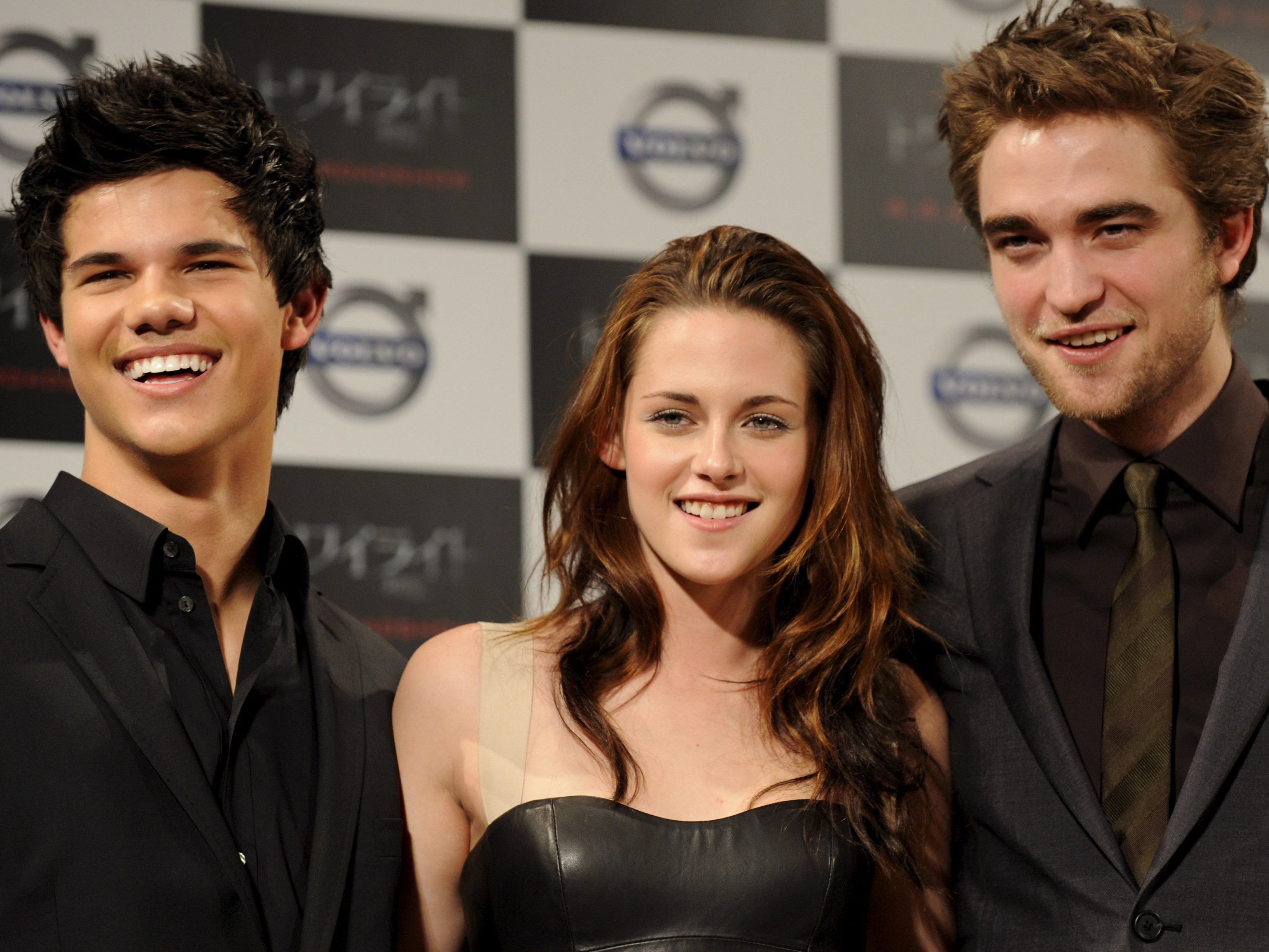 v.l.n.r.: Das sind die Filmstars Taylor Lautner, Kristen Stewart und Robert Pattinson. v.l.n.r.: Das sind die Filmstars Taylor Lautner, Kristen Stewart und Robert Pattinson.