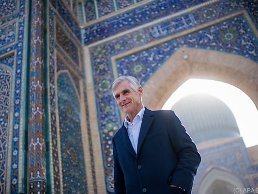 Außenminister Linhart in Samarkand