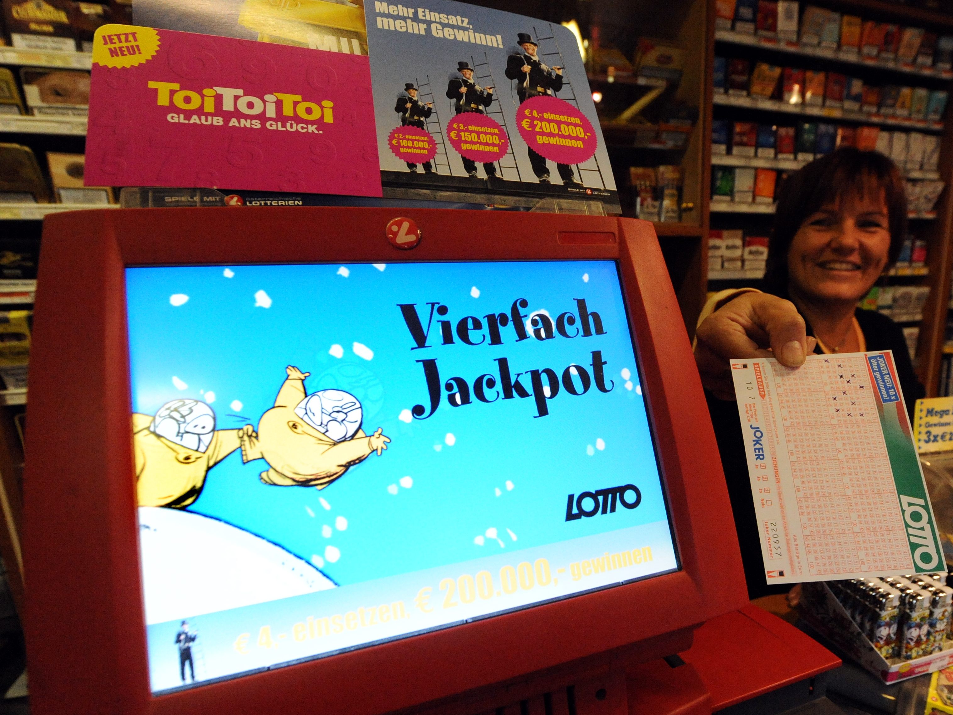 Am Mittwoch wartet ein Vierfach-Jackpot im Lotto. Am Mittwoch wartet ein Vierfach-Jackpot im Lotto.