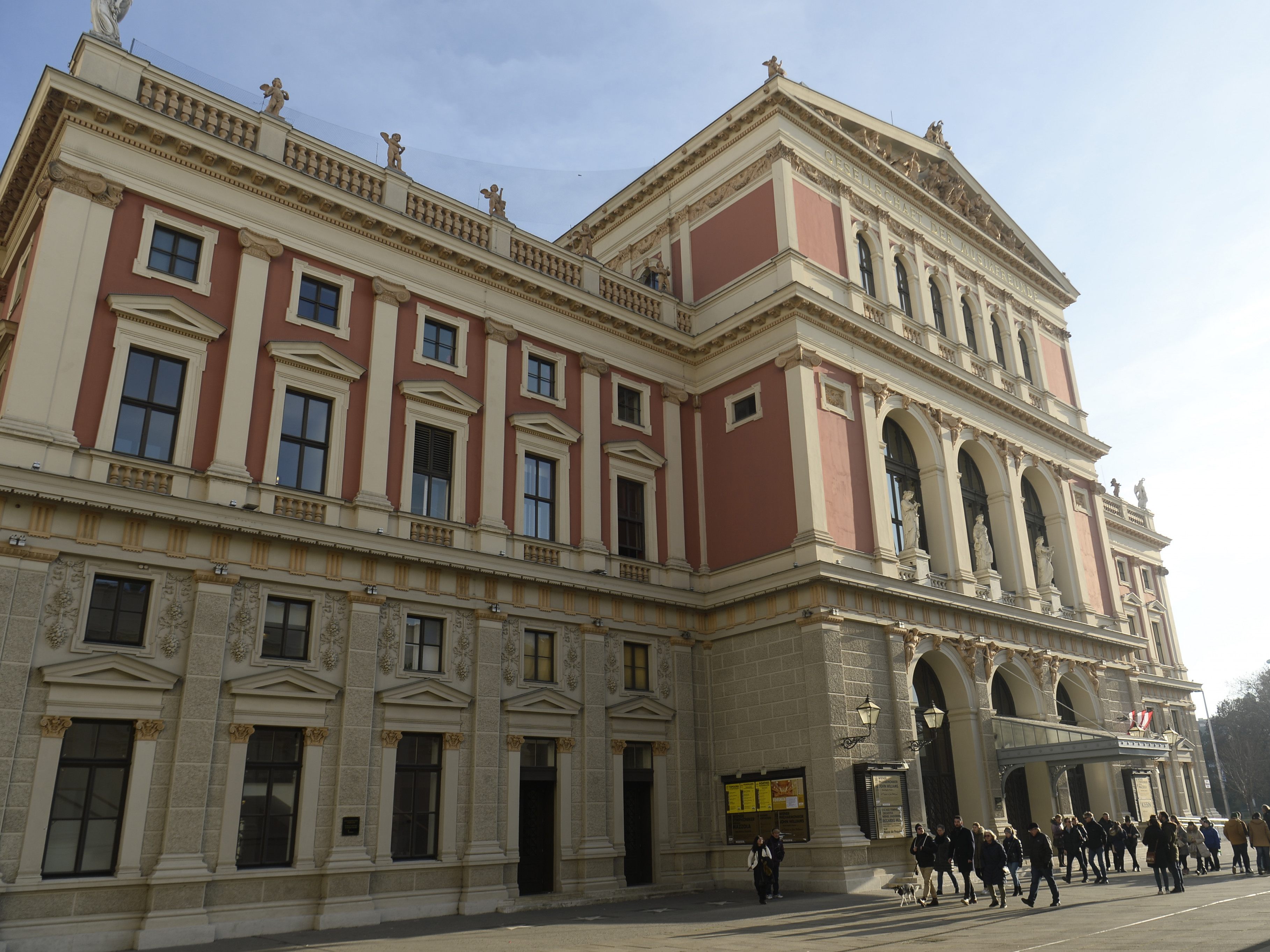 Konzert im Wiener Musikverein abgesagt.