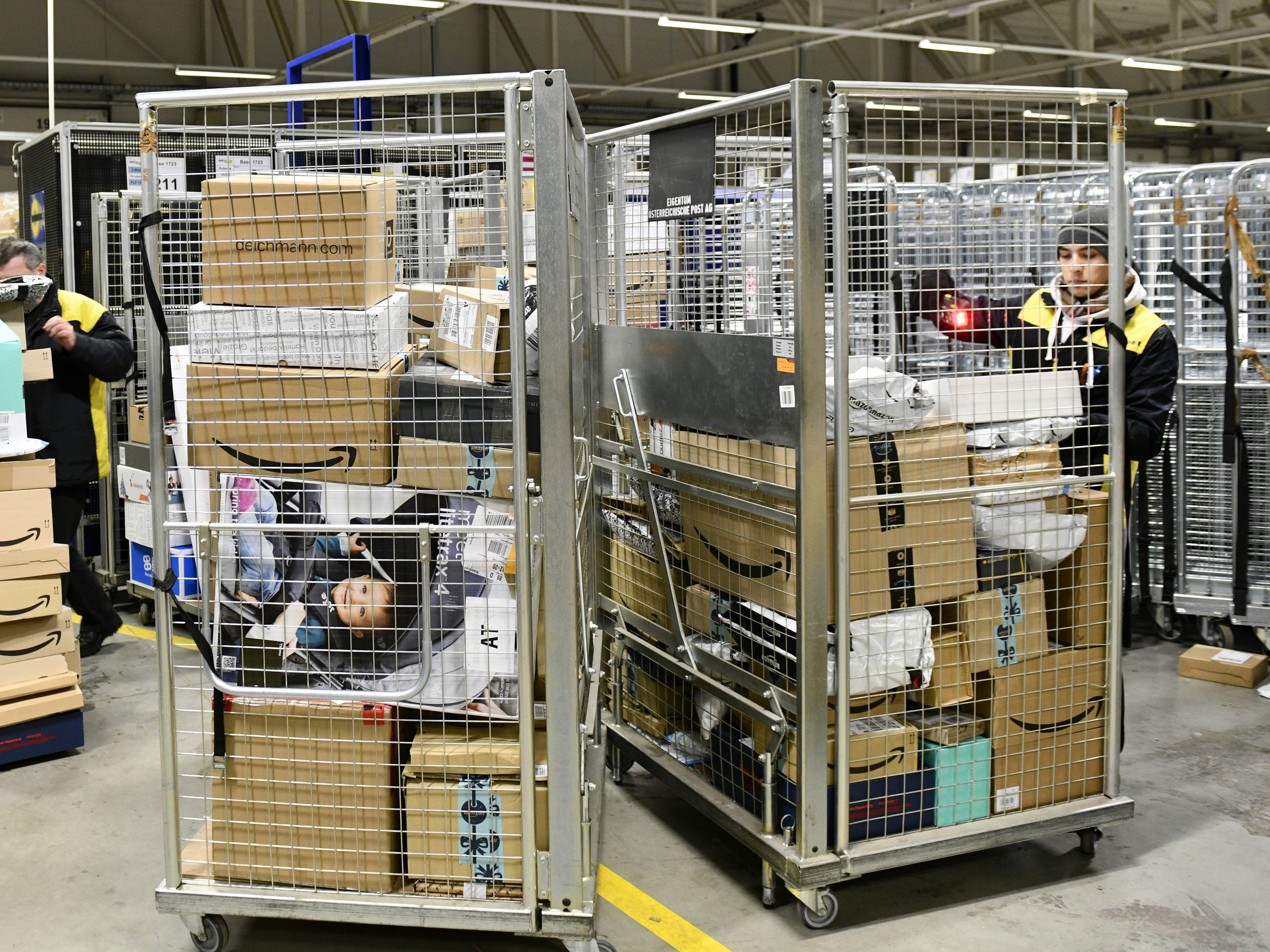 Derzeit werden täglich 800.000 Packerl von der Post zugestellt.