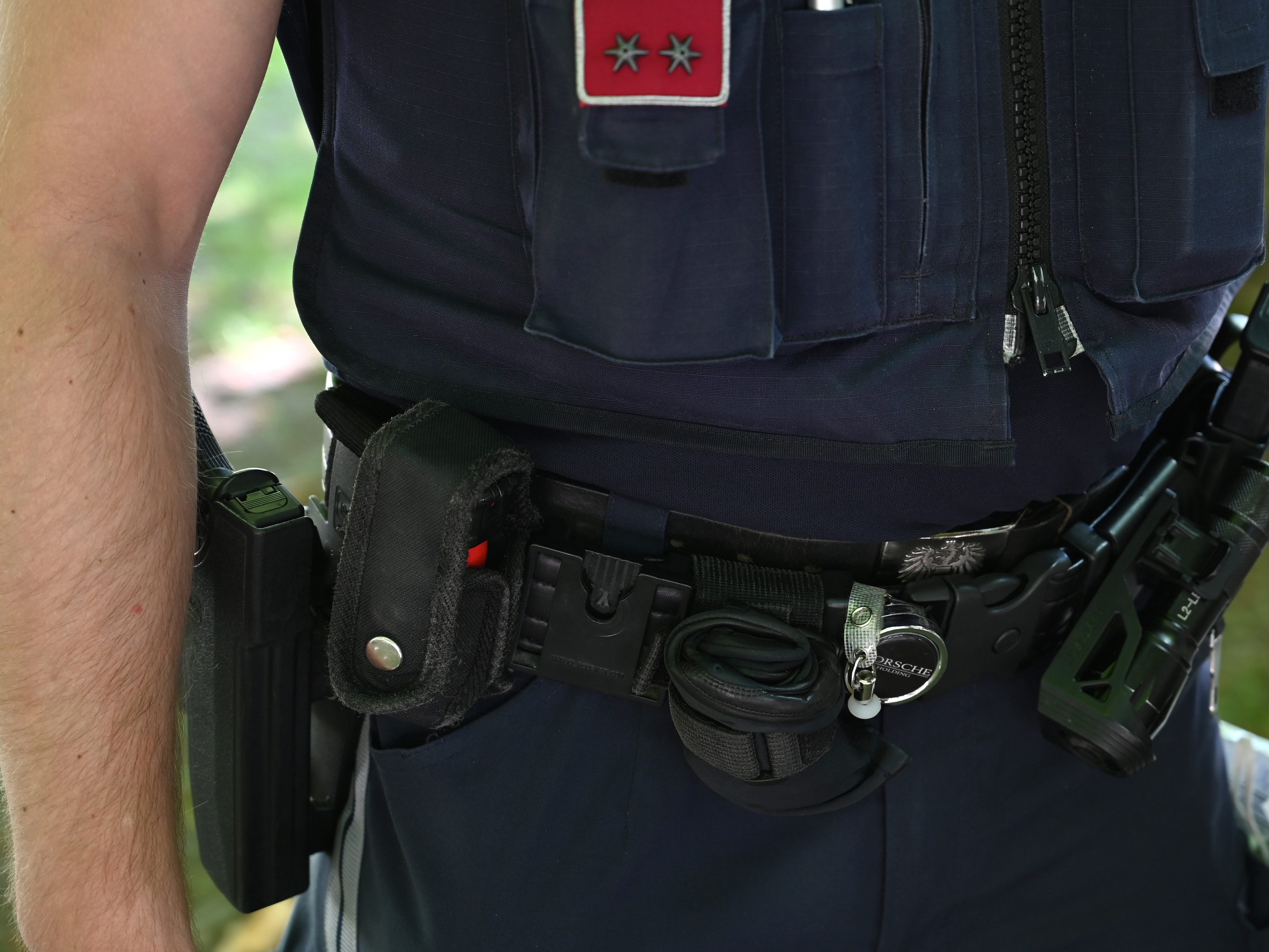 Drei Polizisten wurden in Wien-Simmering von einer Betrunkenen verletzt.